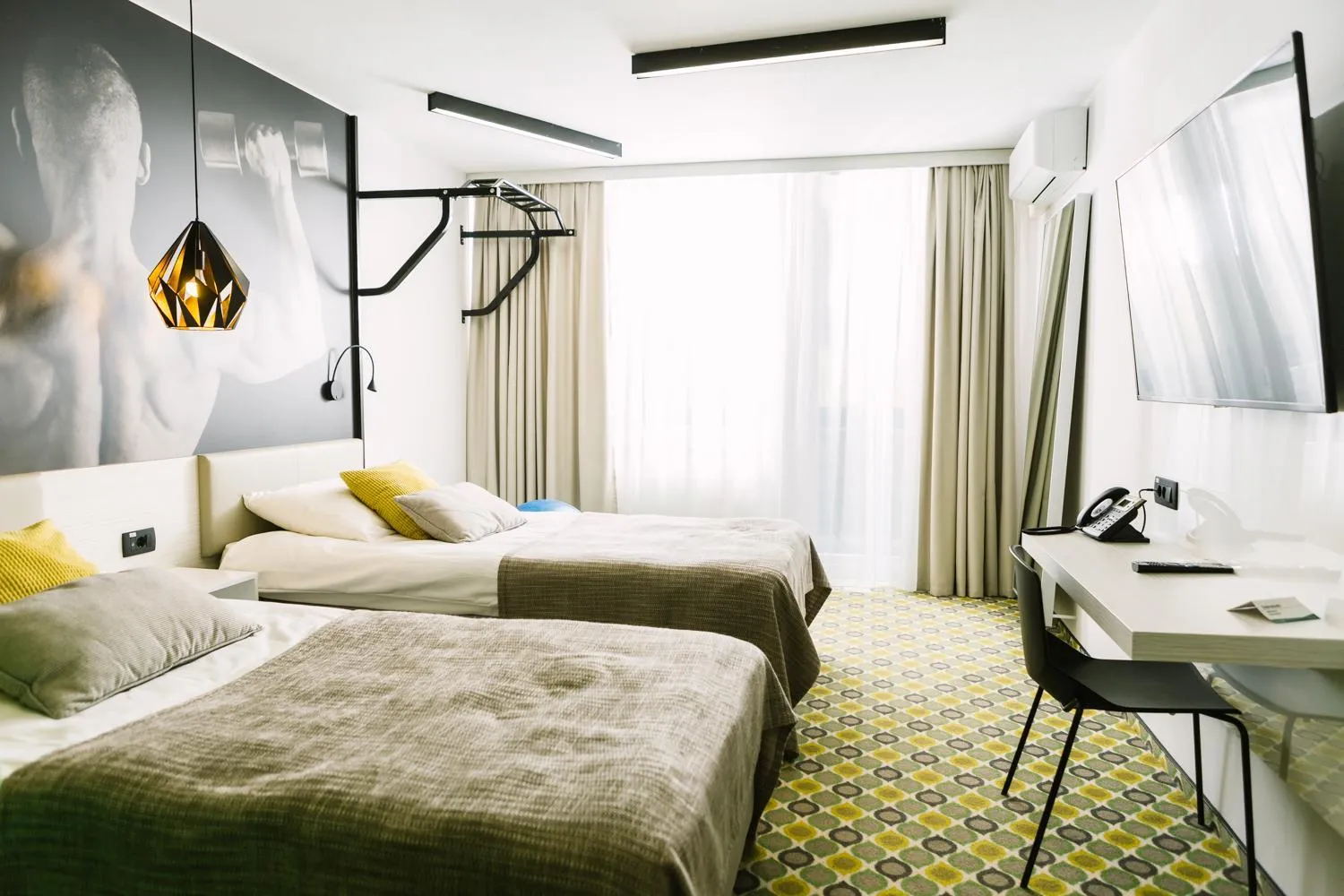 Bedroom, Bed in Hotel Sport - Terme Krka