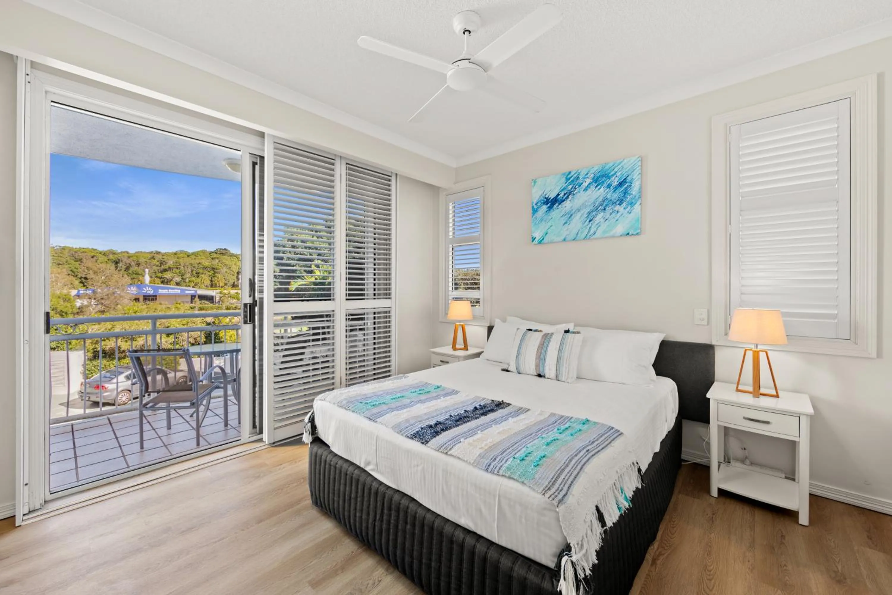 Bed in Aquarius Resort