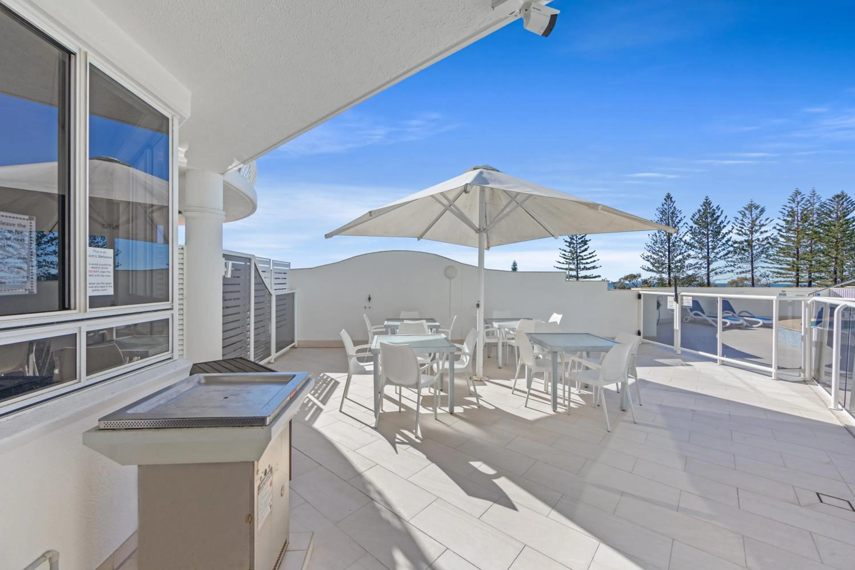 BBQ facilities in Aquarius Resort