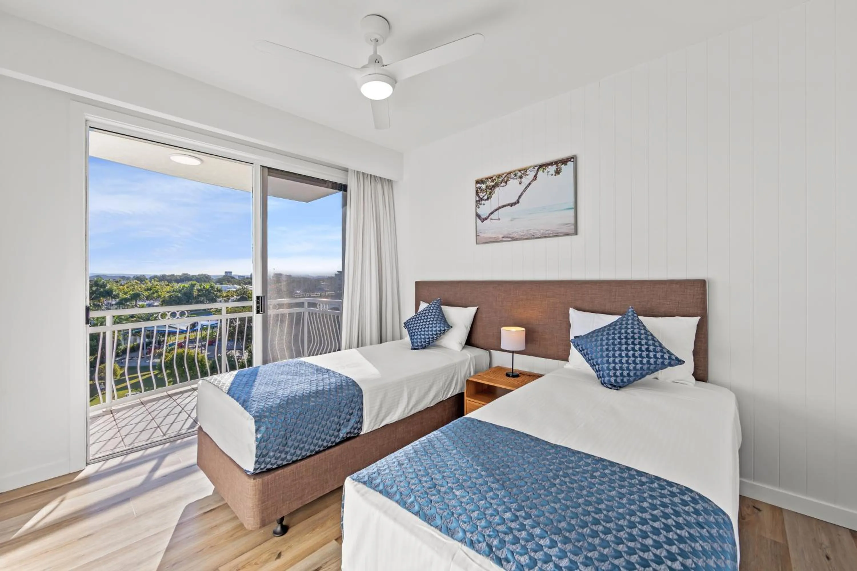 Bed in Aquarius Resort