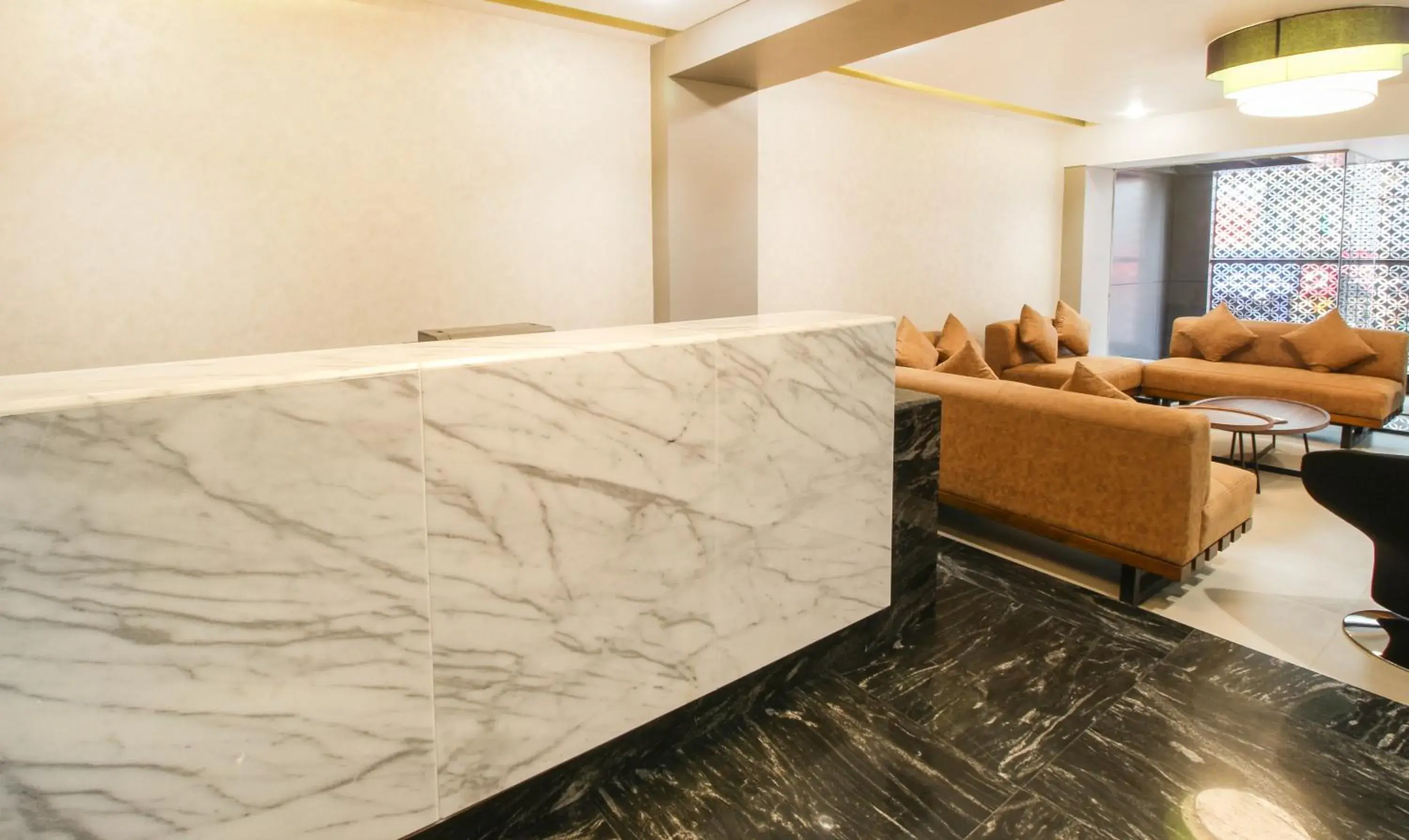 Lobby or reception in Treebo Elite Residency - 2 kms from Railway station Lobby or reception in Treebo Elite Residency - 2 kms from Railway station