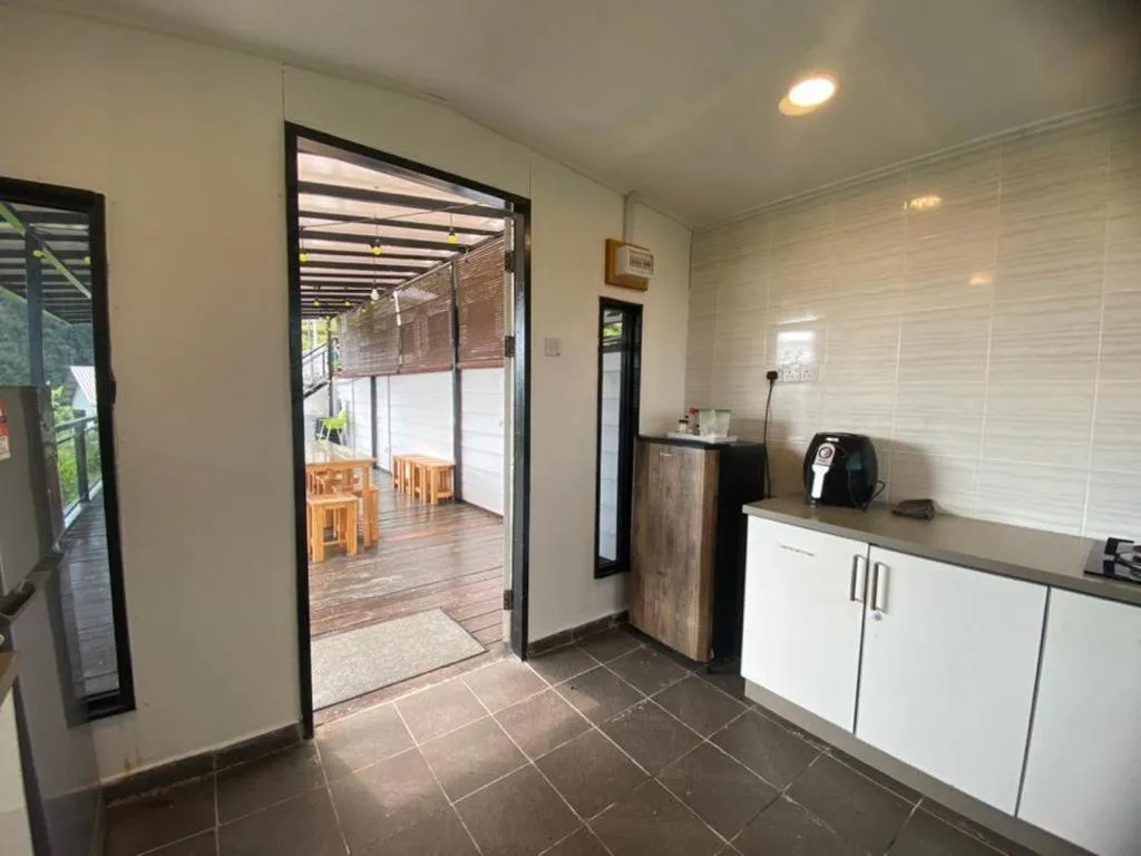 Kitchen or kitchenette in Bayu Senja Lodge