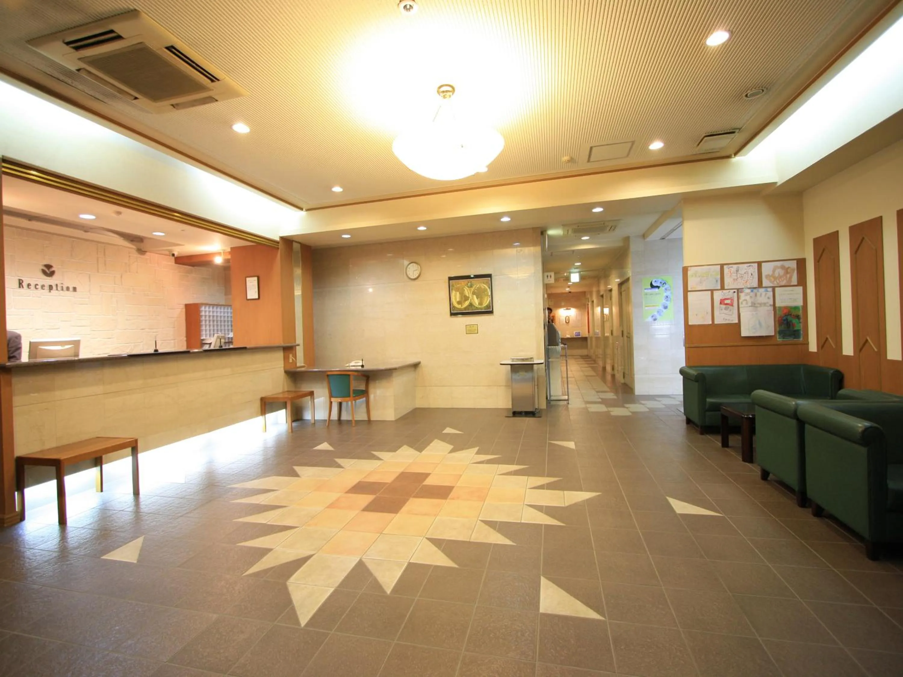 Lobby or reception in Green Rich Hotel Aso Kumamoto Airport (Artificial hot spring Futamata Yunohana)