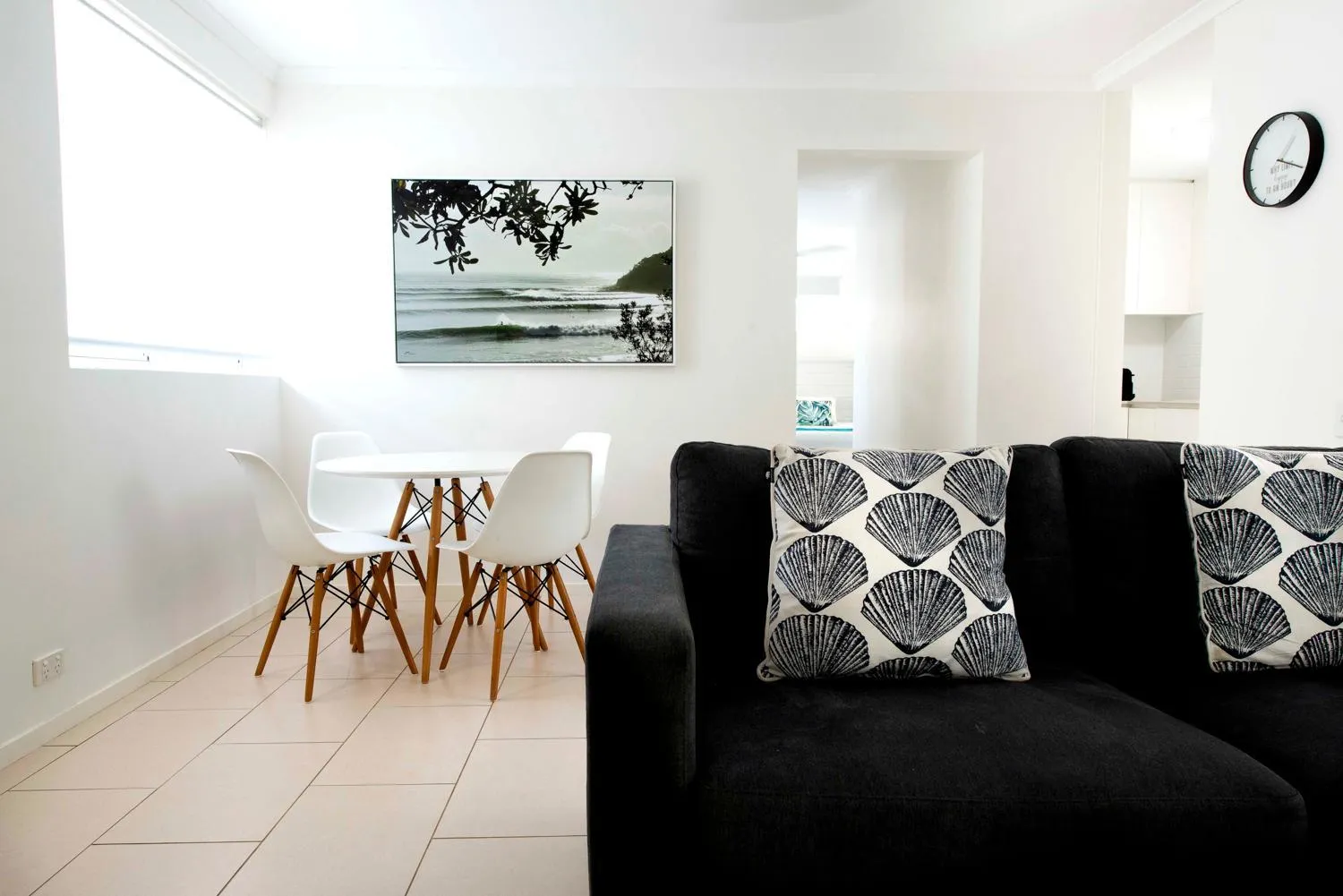 Living room in SandCastles Noosa
