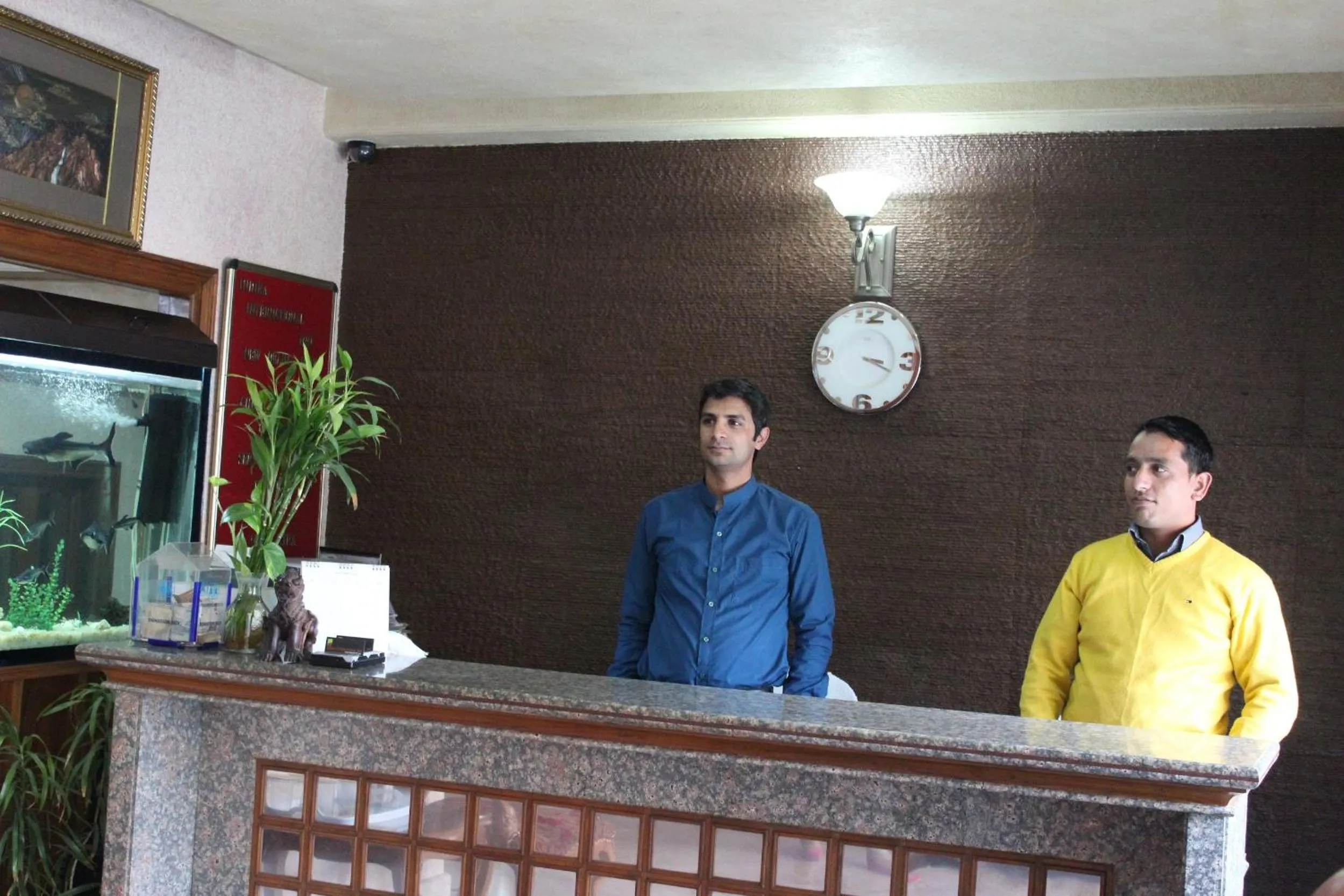 Lobby or reception in Indira International Inn