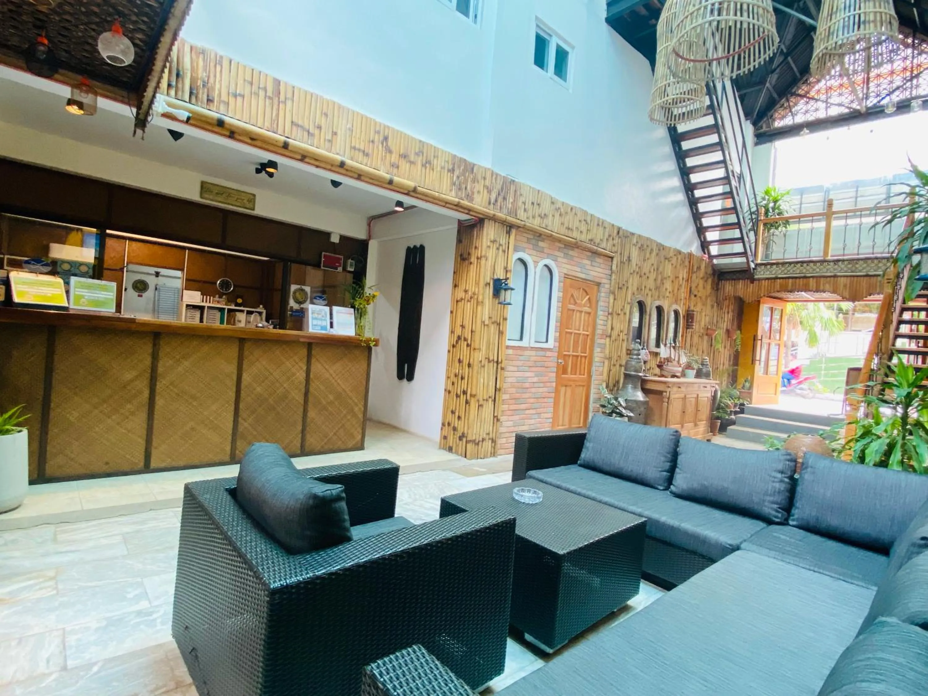 Lobby or reception in Nirvana Beach Resort