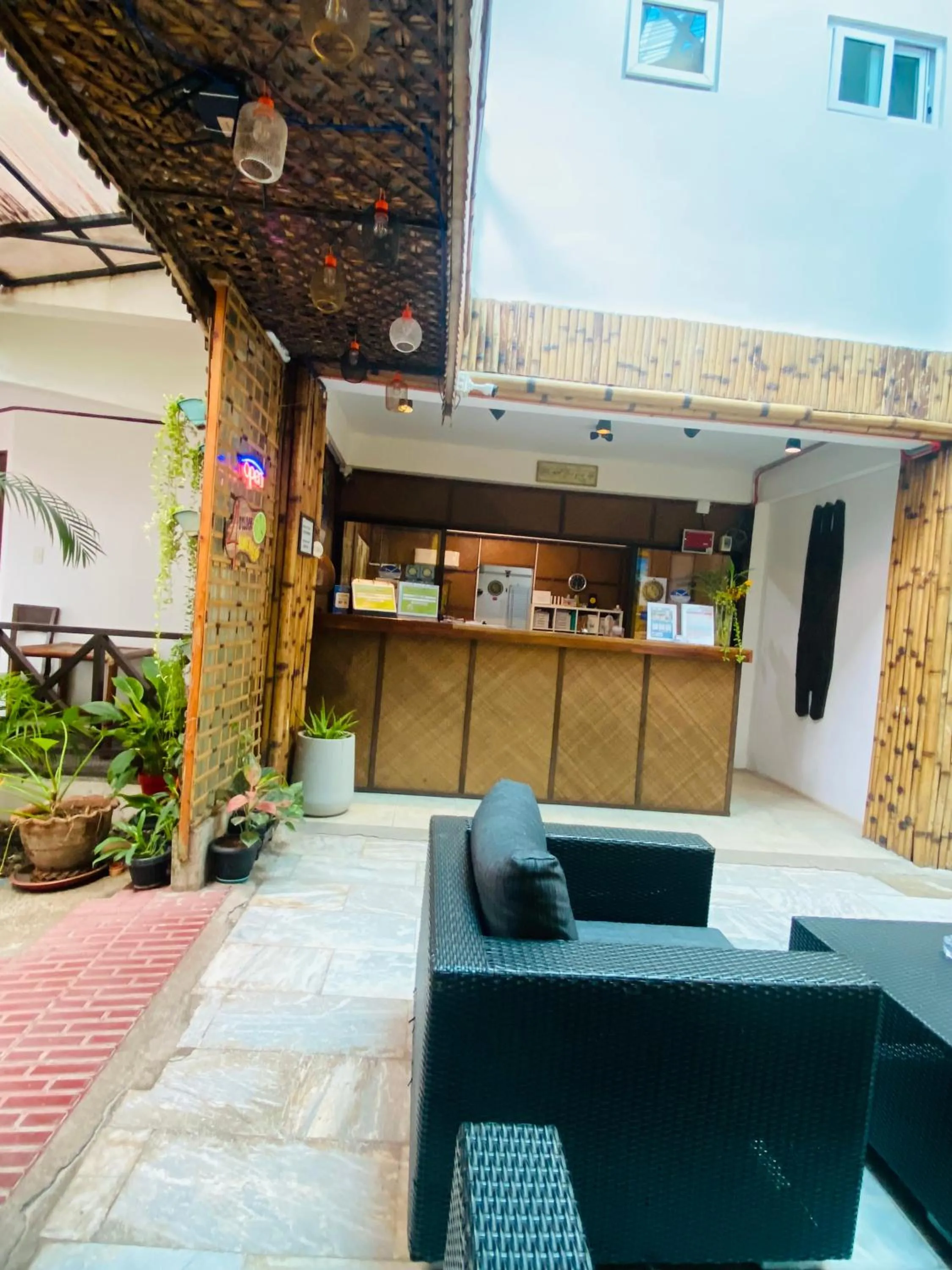 Lobby or reception in Nirvana Beach Resort