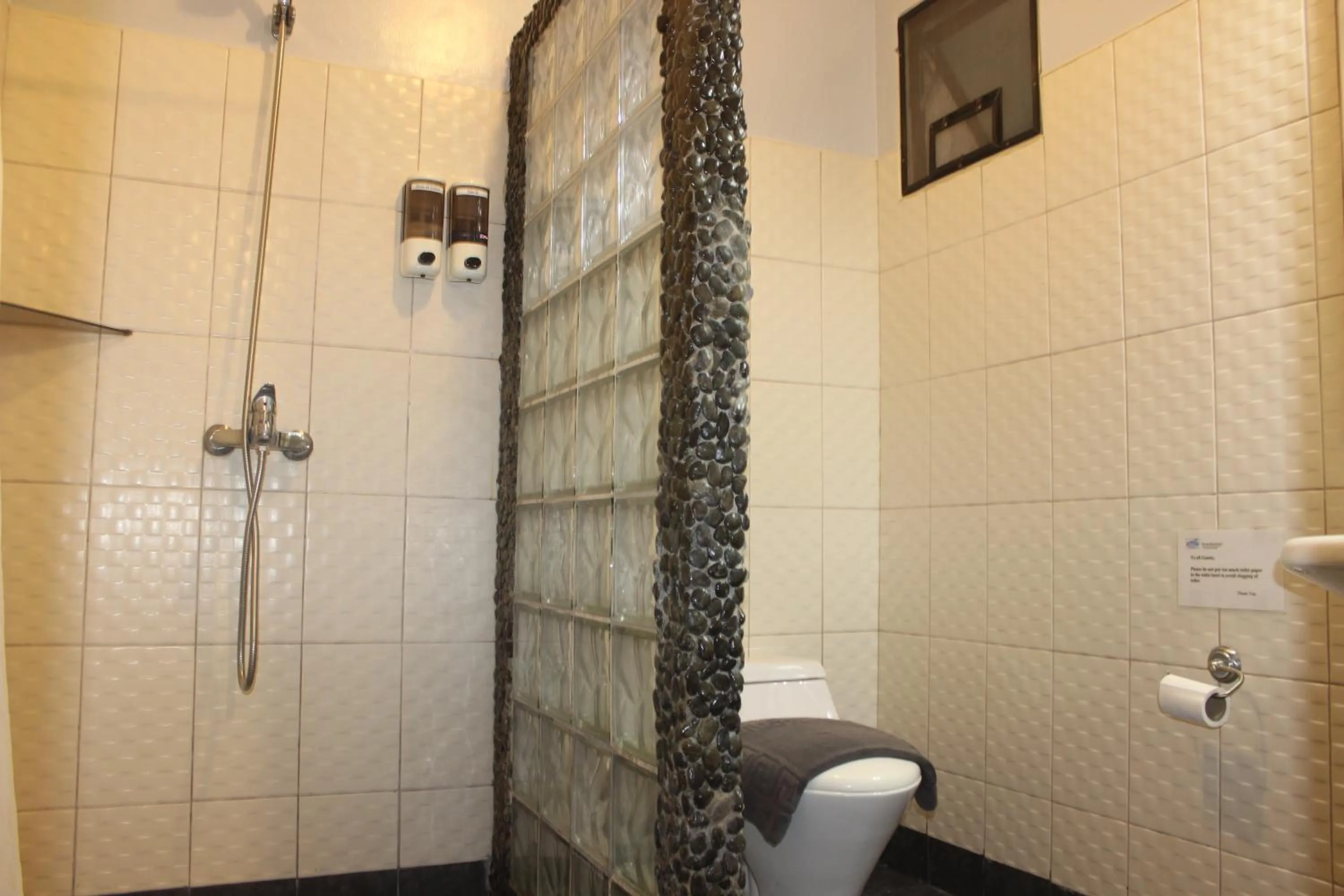 Shower in Nirvana Beach Resort