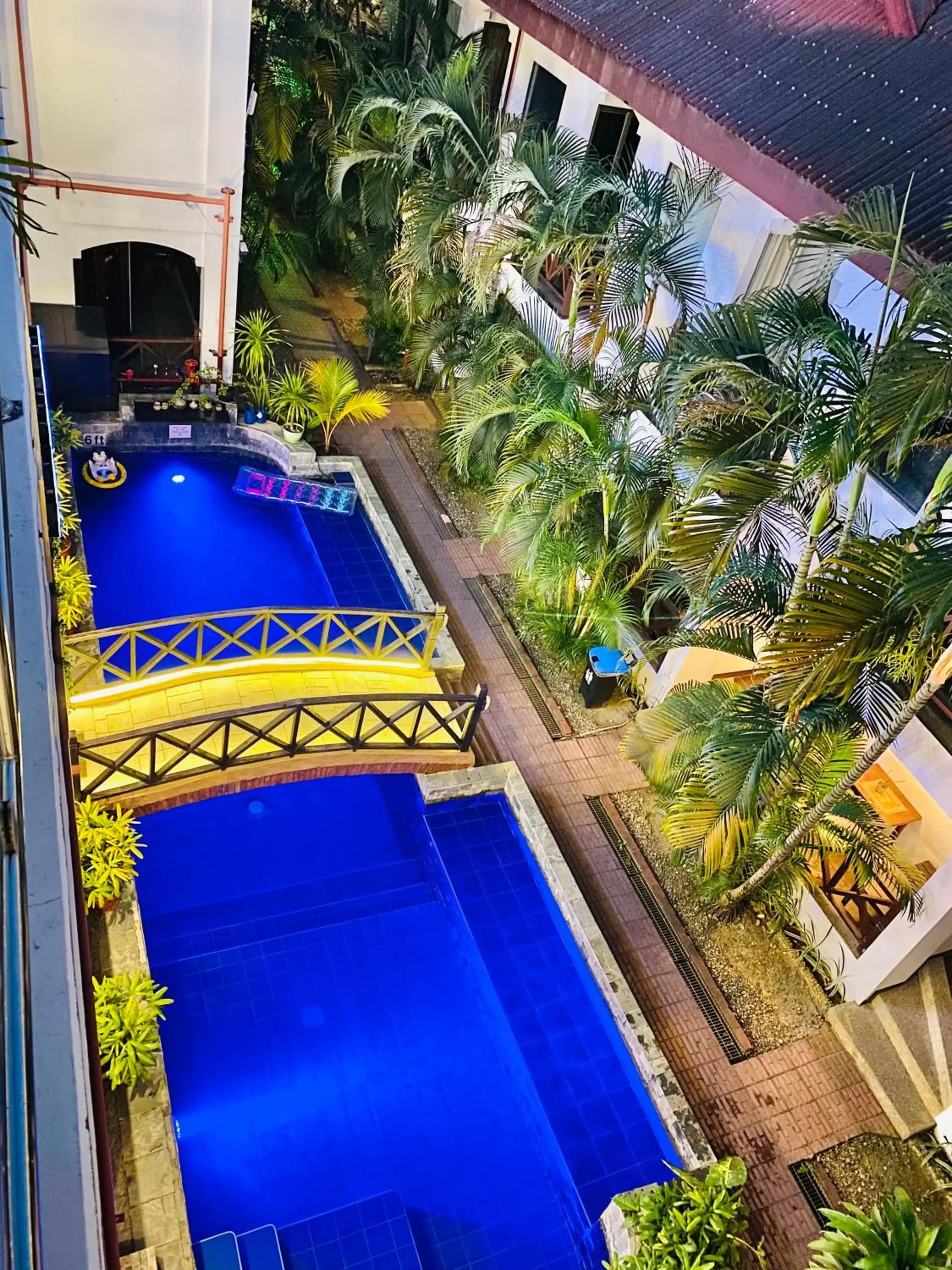 Pool view in Nirvana Beach Resort Pool view in Nirvana Beach Resort