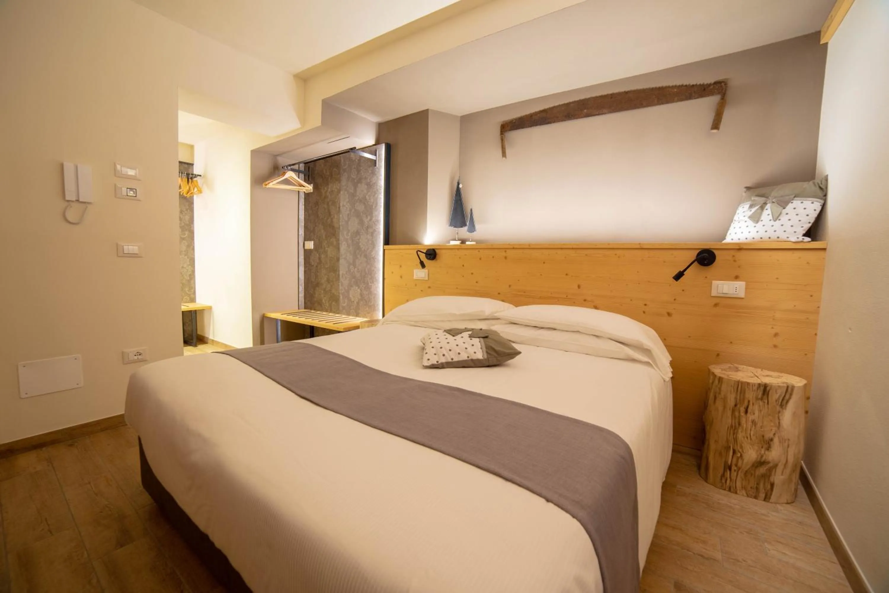 Bed in Wanderlust B&B