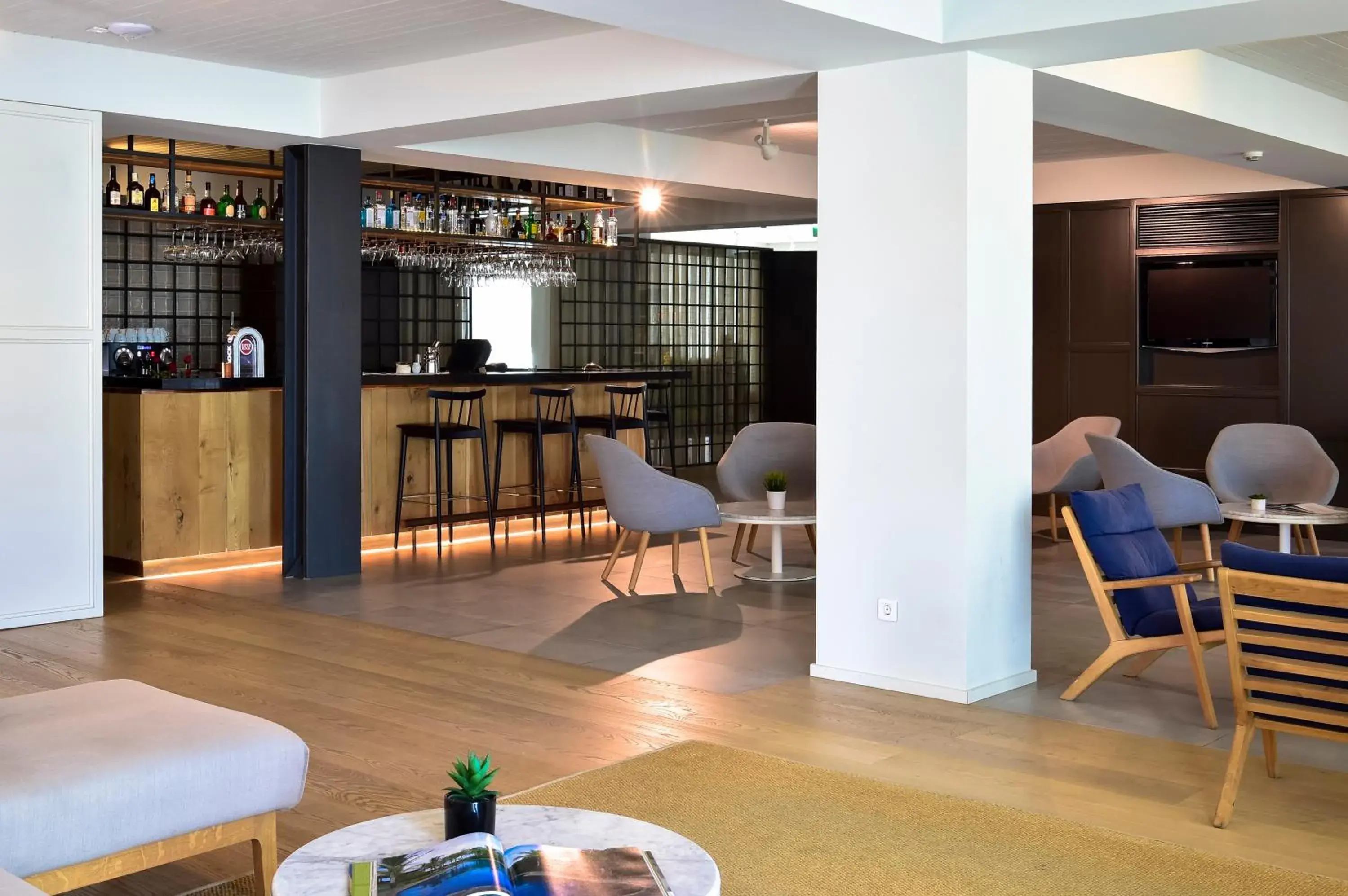 Lobby or reception in Aqualuz Lagos by The Editory Lobby or reception in Aqualuz Lagos by The Editory