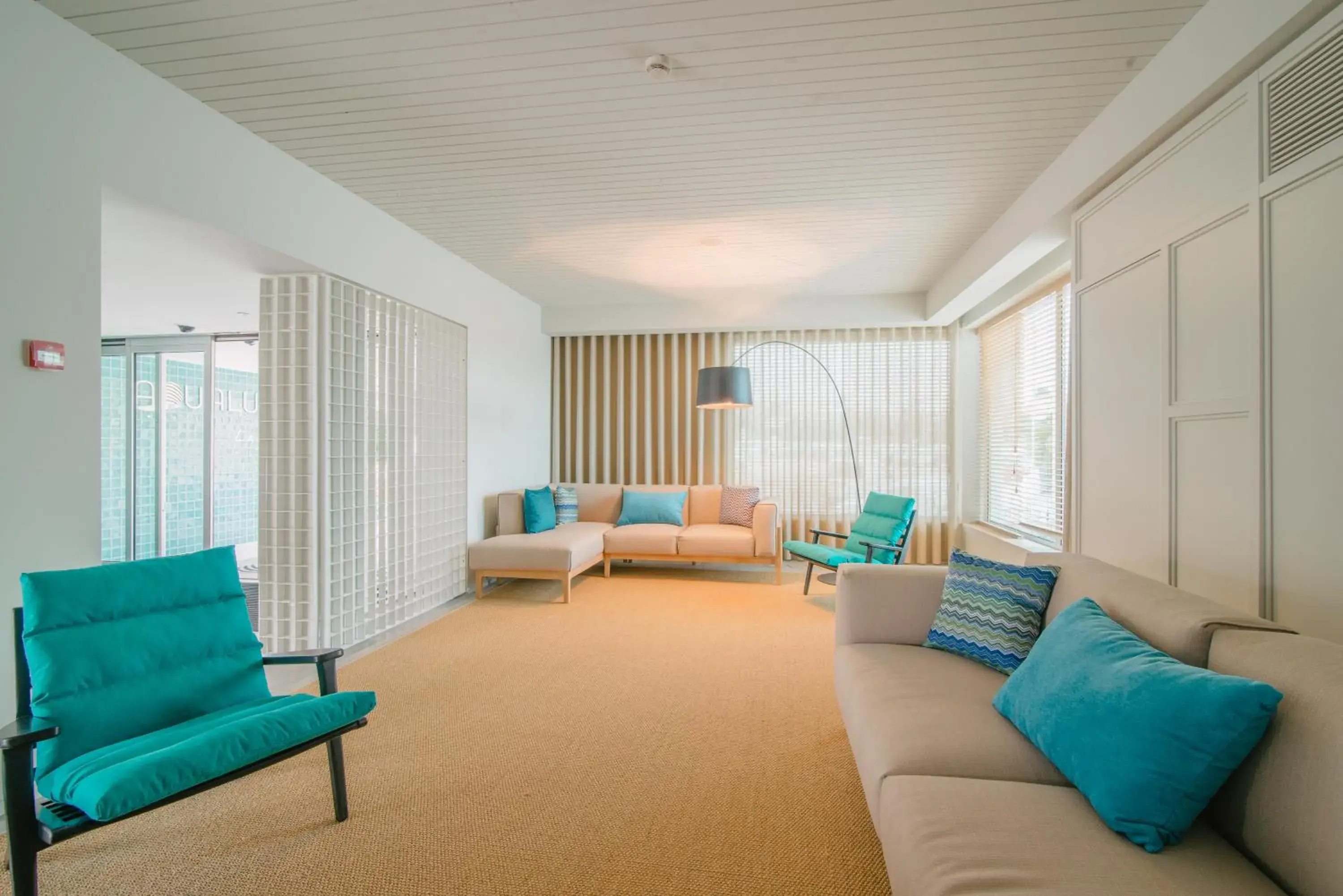 Lobby or reception in Aqualuz Lagos by The Editory Lobby or reception in Aqualuz Lagos by The Editory