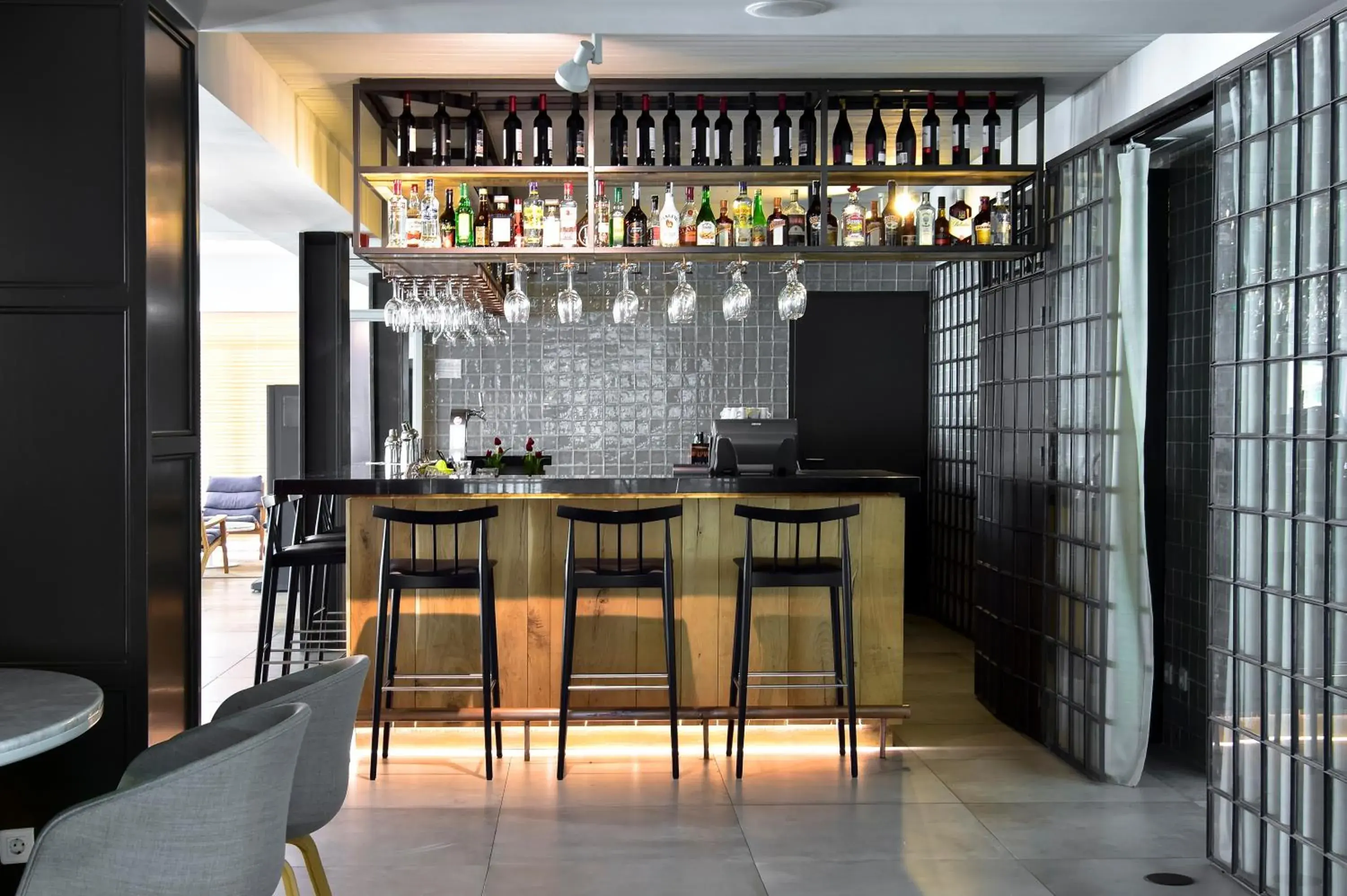 Lobby or reception in Aqualuz Lagos by The Editory Lobby or reception in Aqualuz Lagos by The Editory