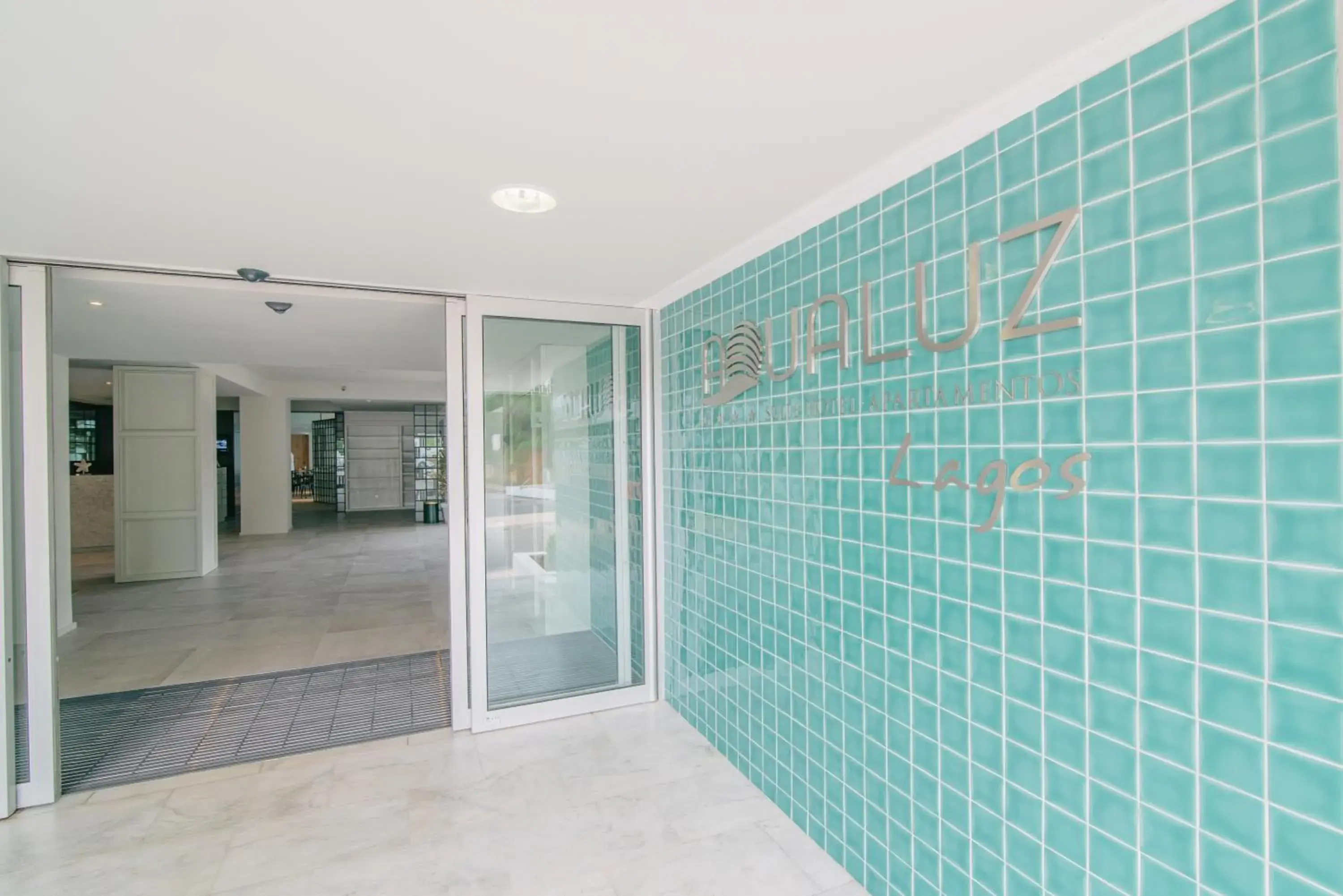 Facade/entrance in Aqualuz Lagos by The Editory Facade/entrance in Aqualuz Lagos by The Editory