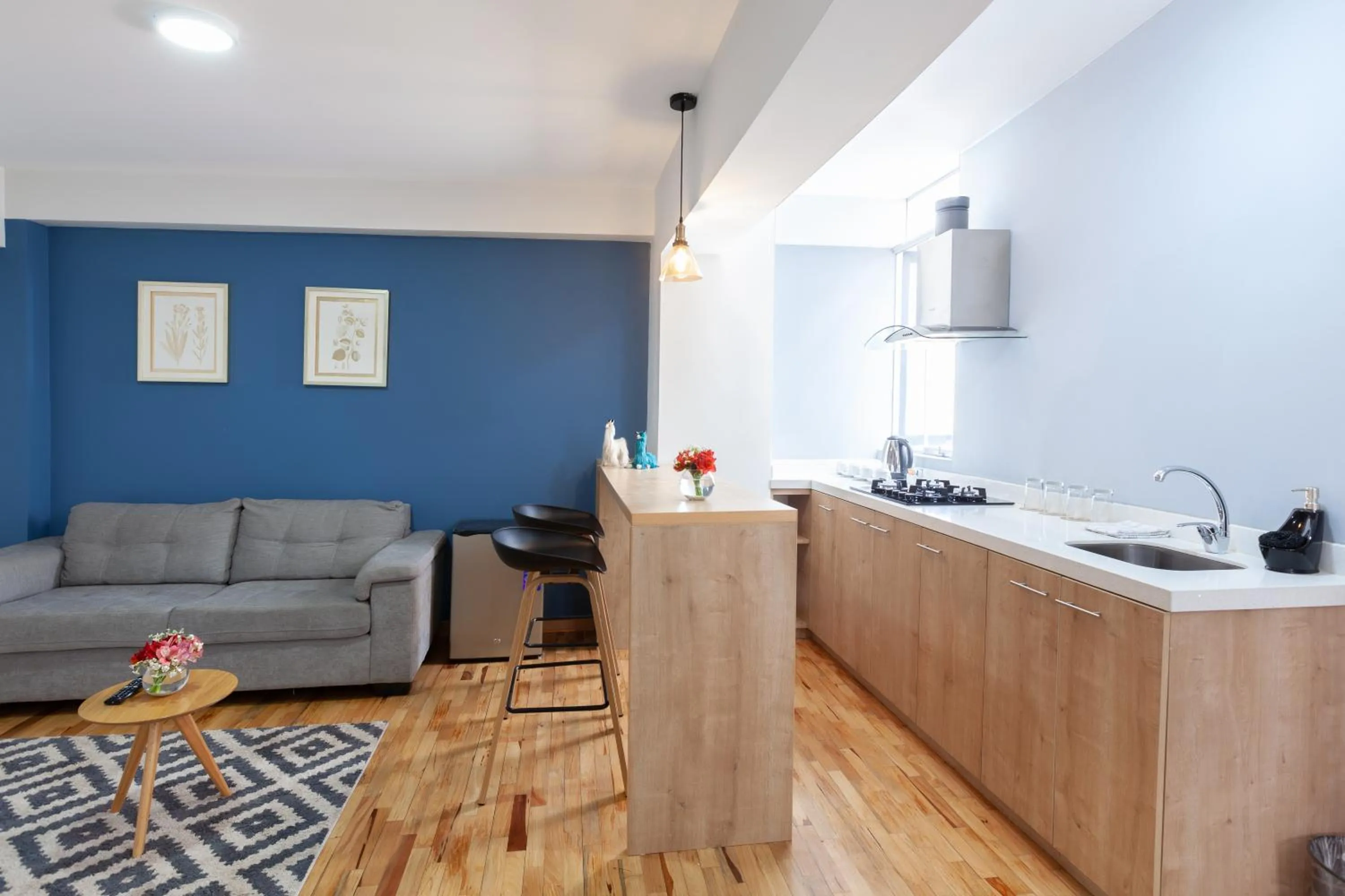 Kitchen or kitchenette in Muru Homely Hotel Cusco