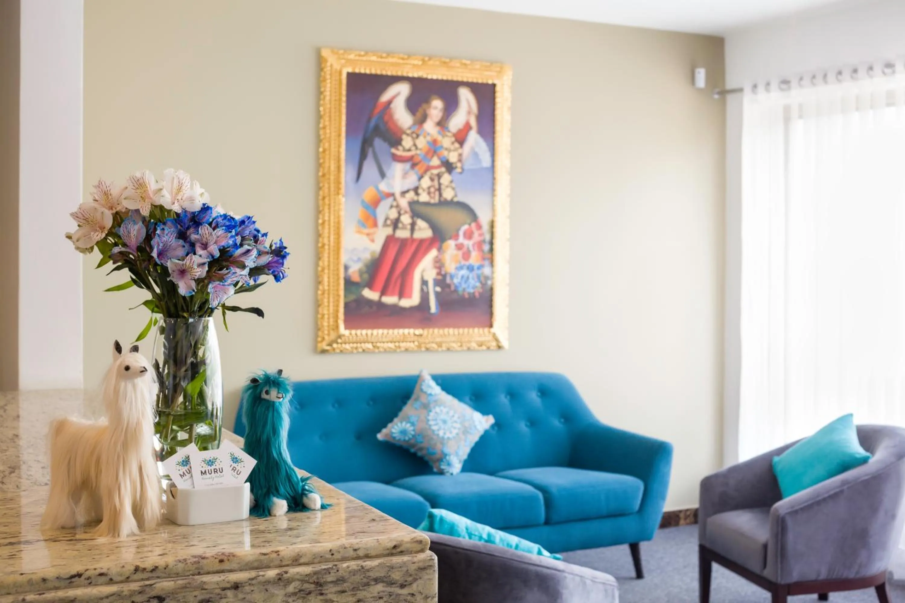 Lobby or reception in Muru Homely Hotel Cusco