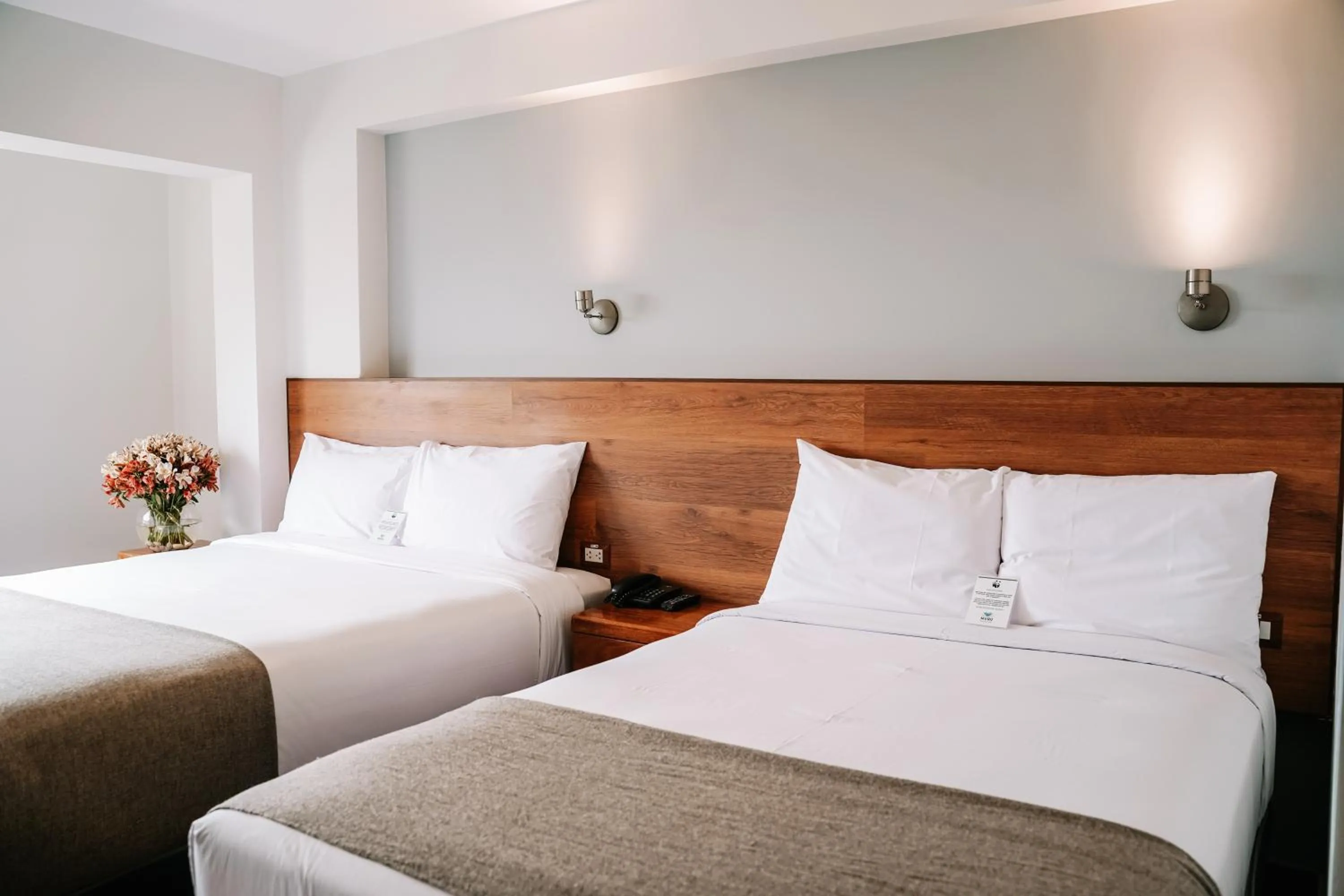 Bed in Muru Homely Hotel Cusco