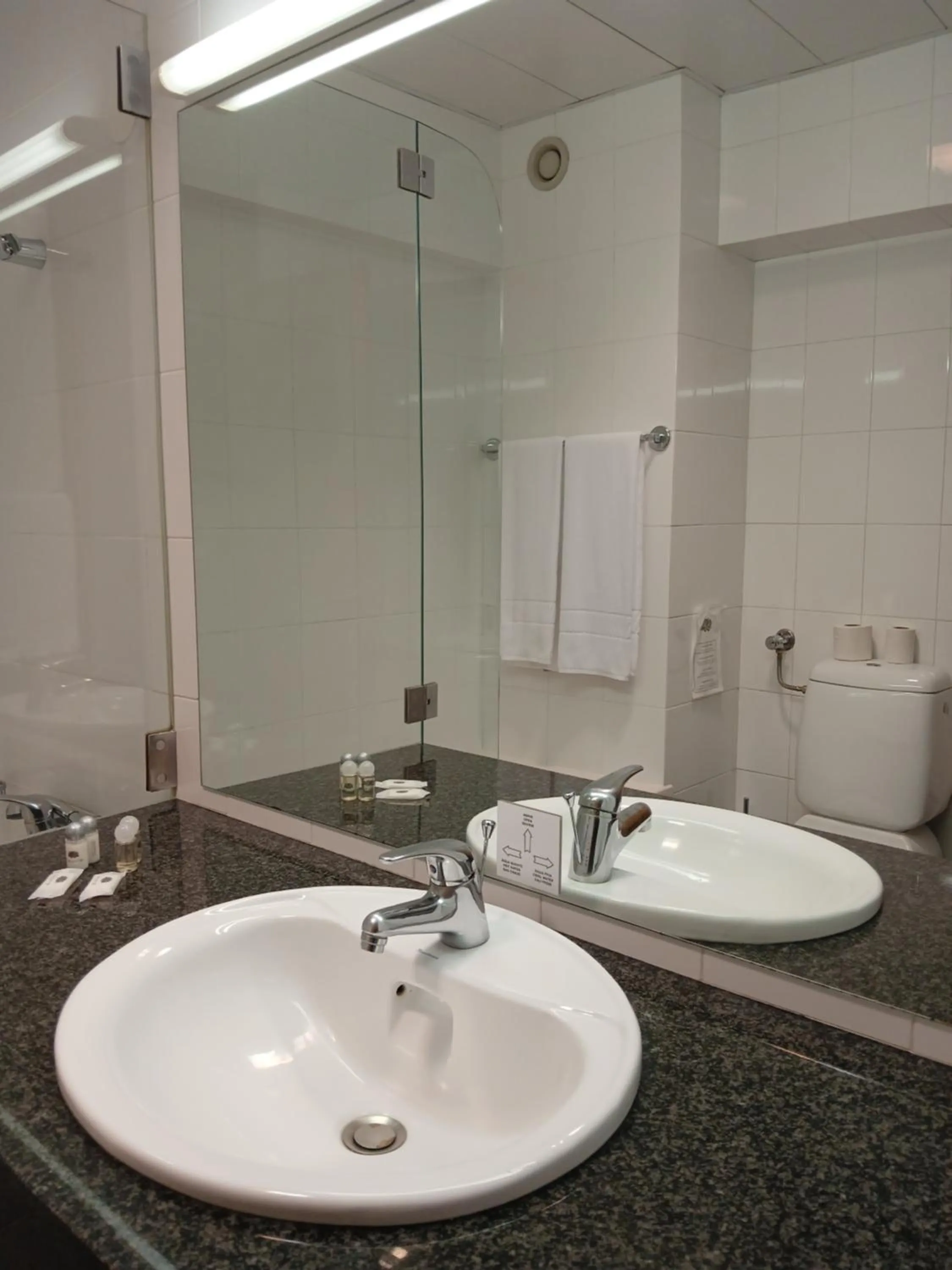 Toilet in Hotel Senhora do Castelo