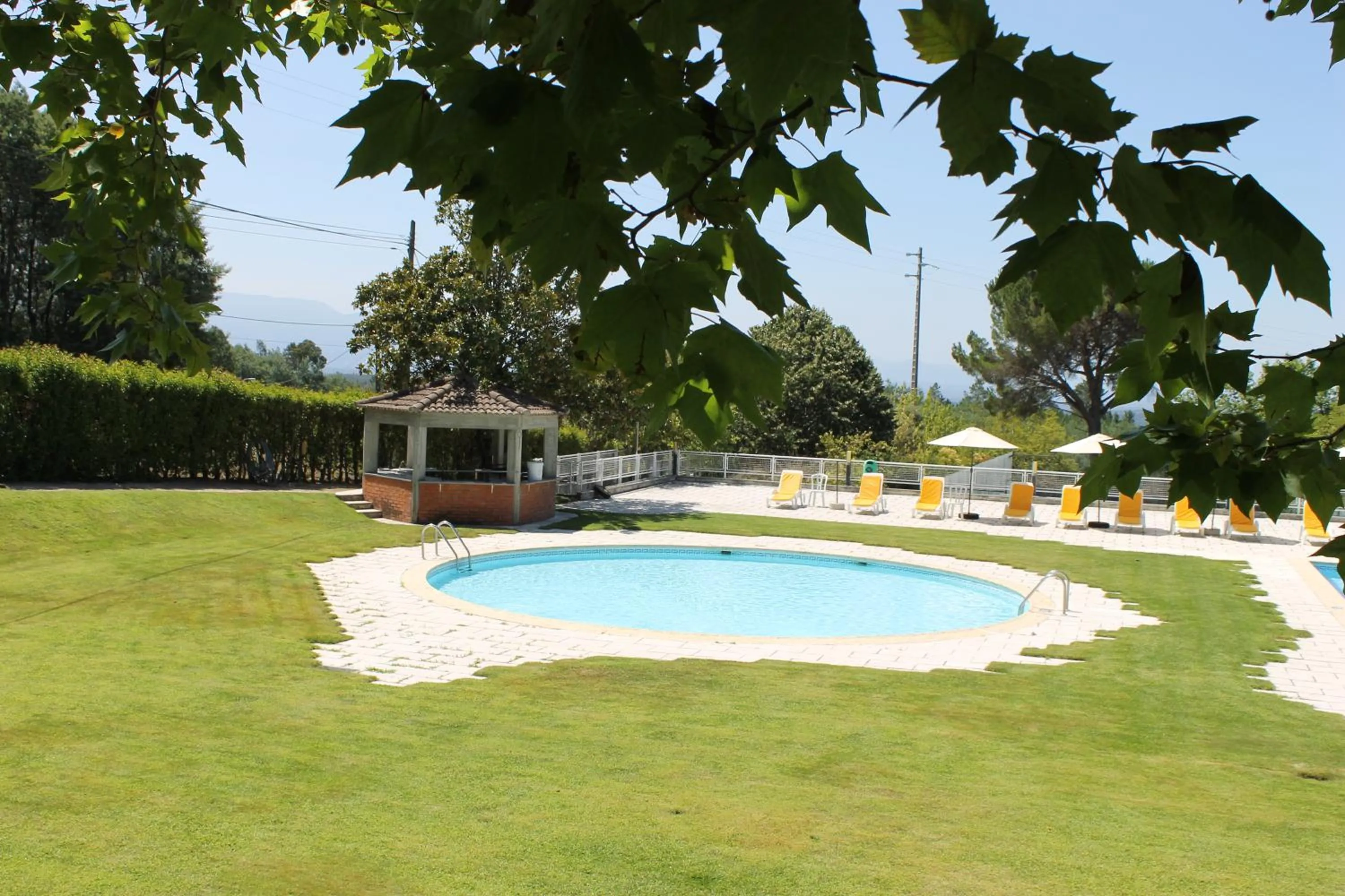 Garden view in Hotel Senhora do Castelo