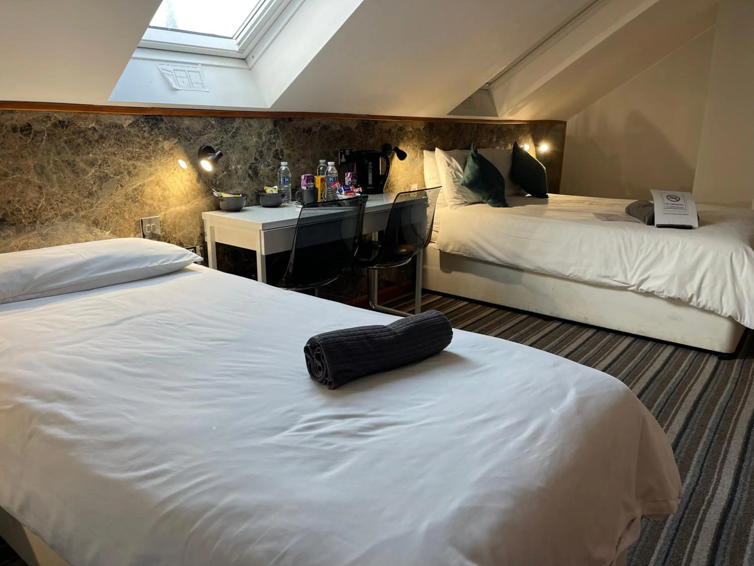 Bed in The Six Bells Hotel