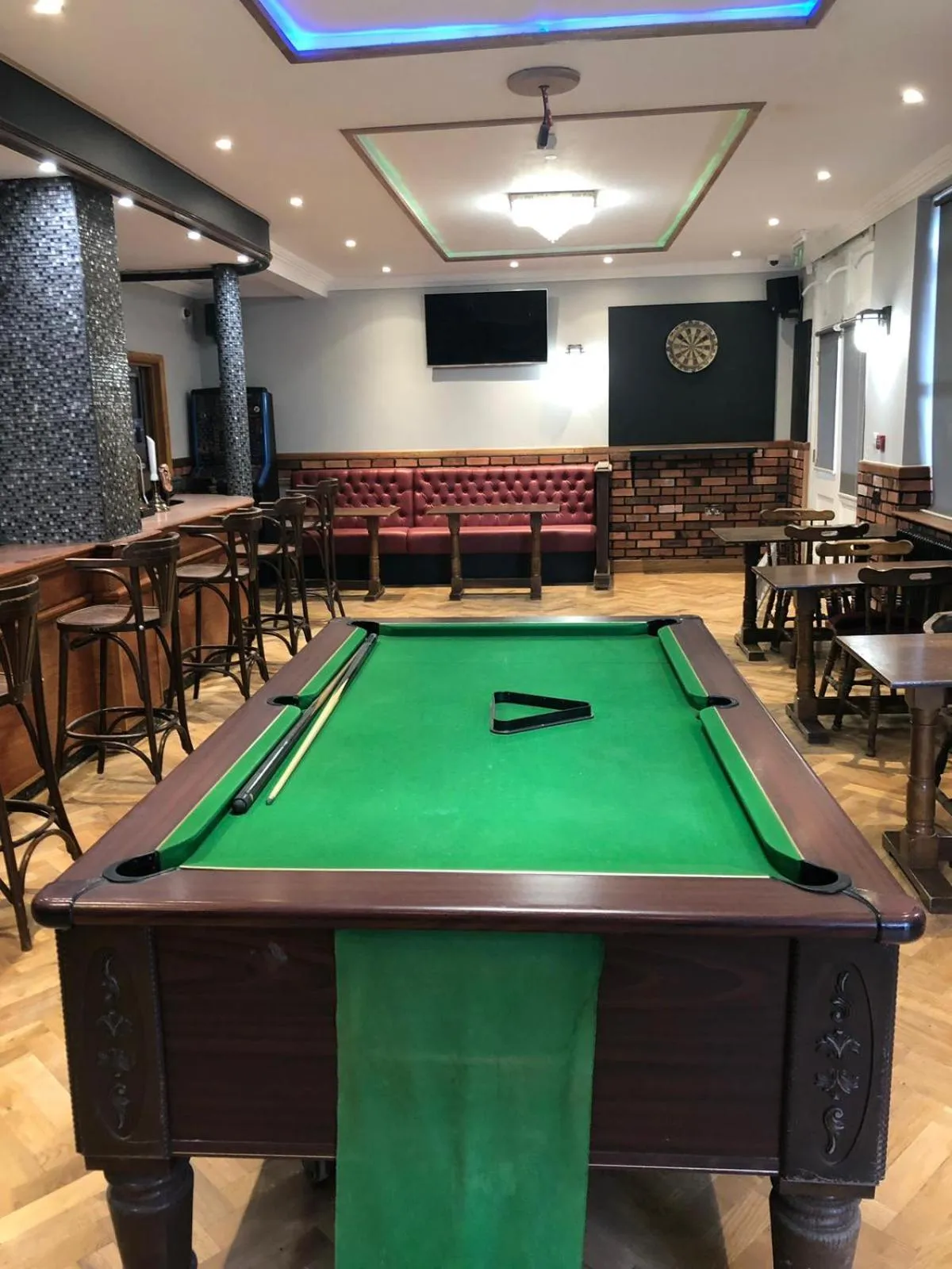 Billiard in The Six Bells Hotel
