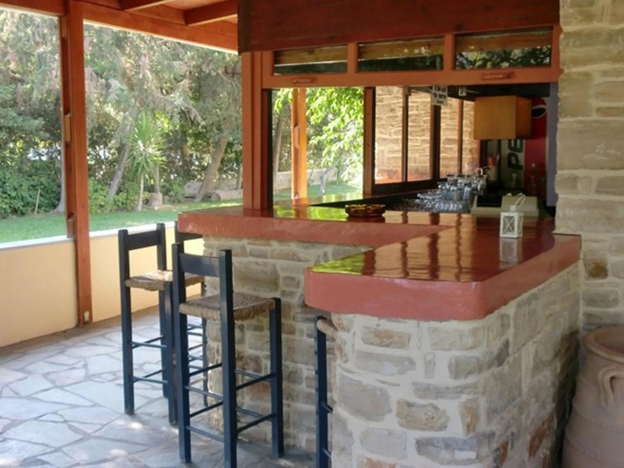 Lounge or bar in Hotel Neos Matala