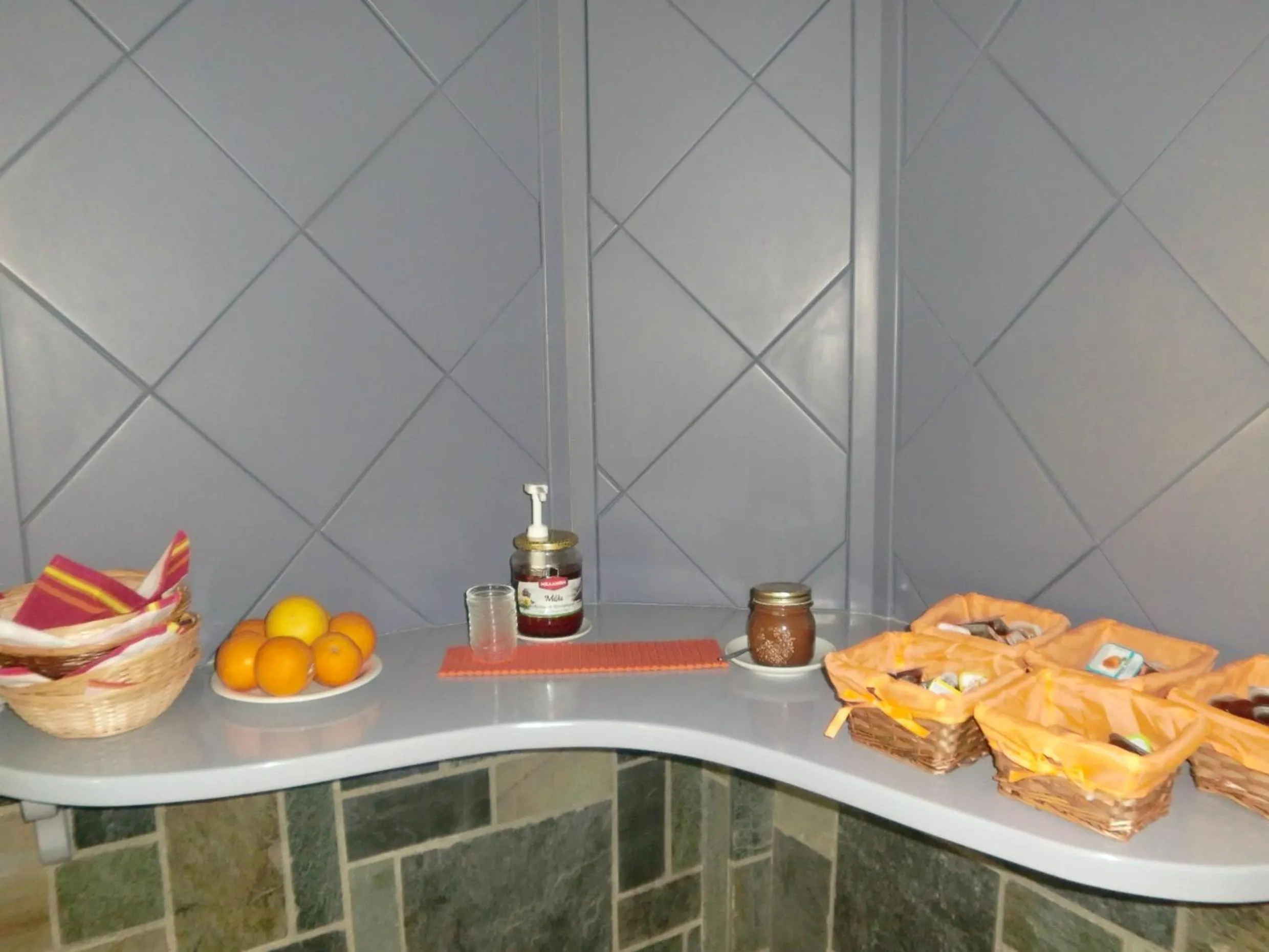 Buffet breakfast in Hotel Neos Matala