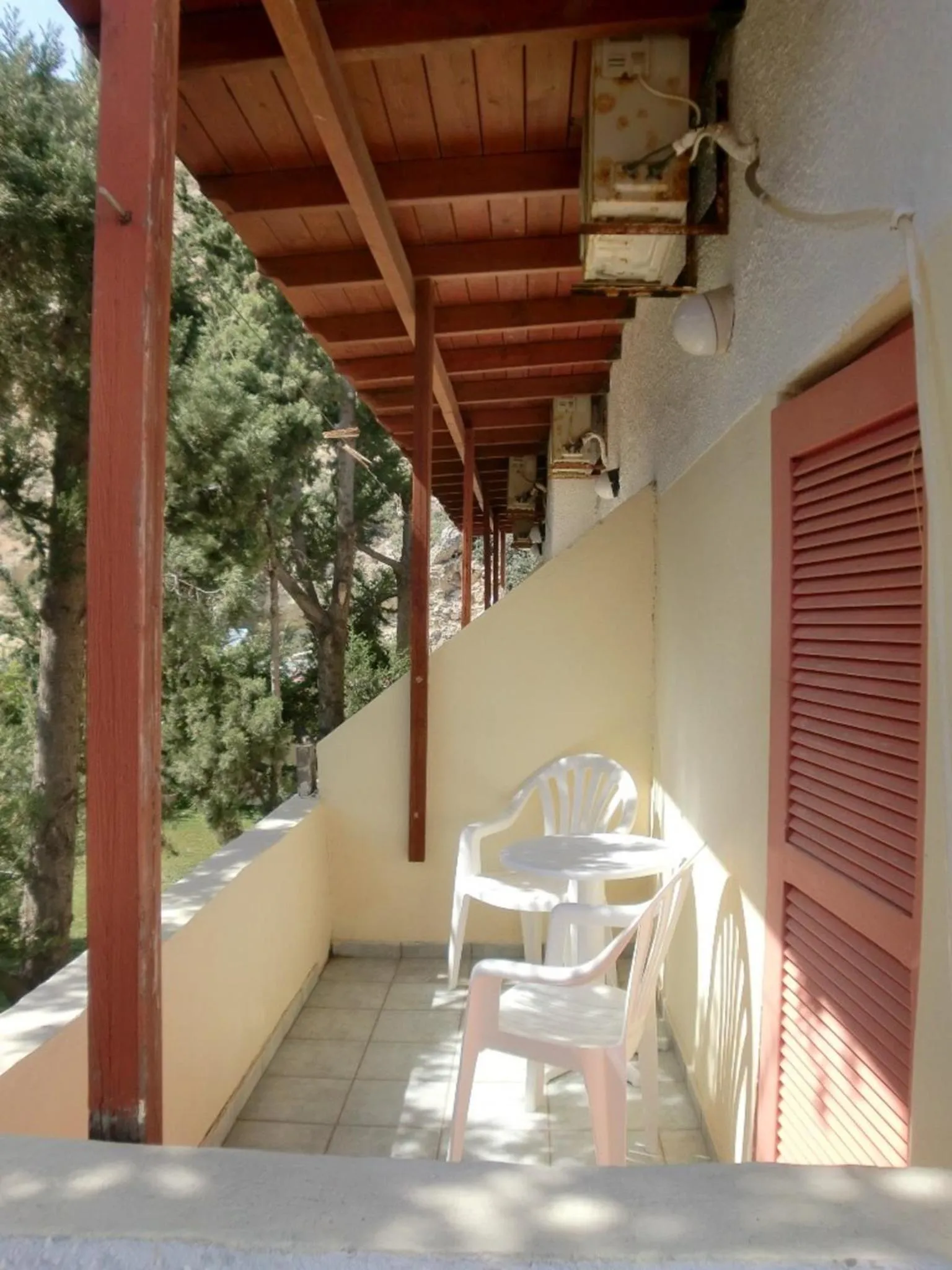 Balcony/Terrace in Hotel Neos Matala