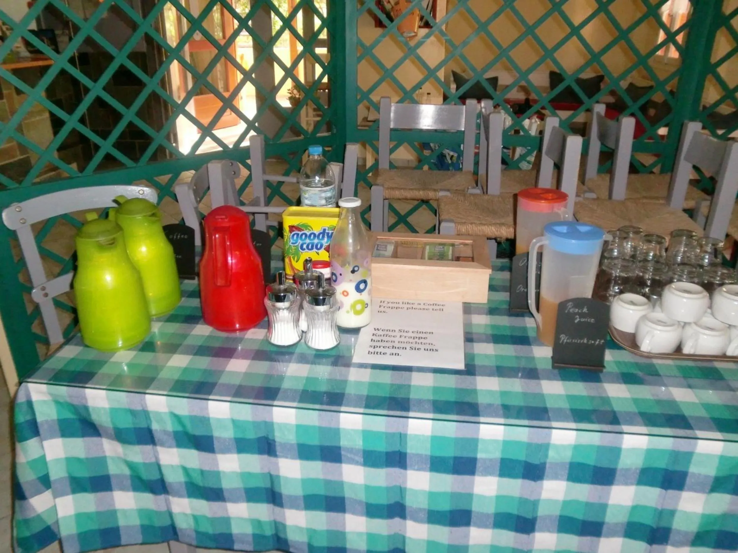 Buffet breakfast in Hotel Neos Matala