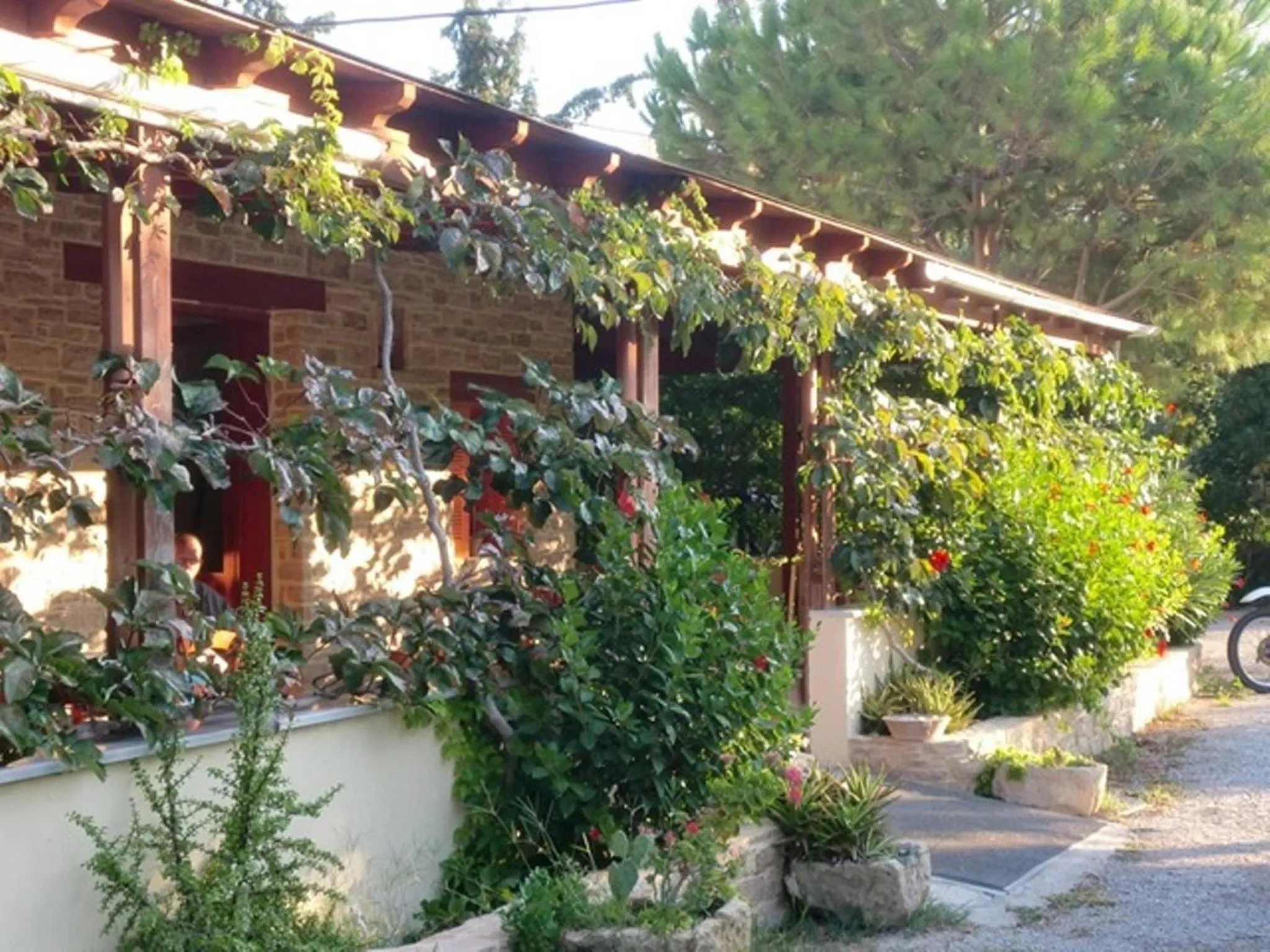 Facade/entrance in Hotel Neos Matala