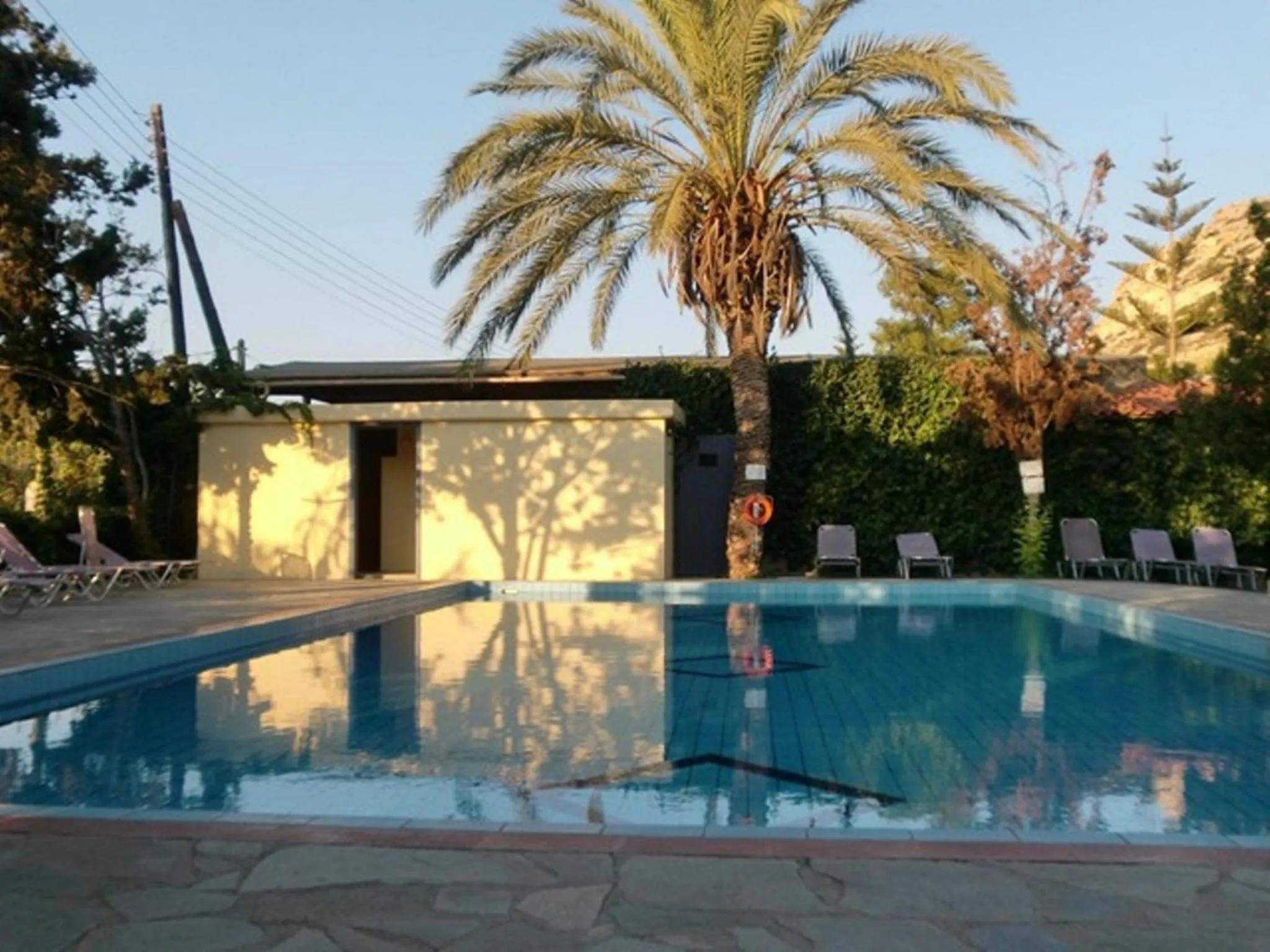 Swimming pool in Hotel Neos Matala