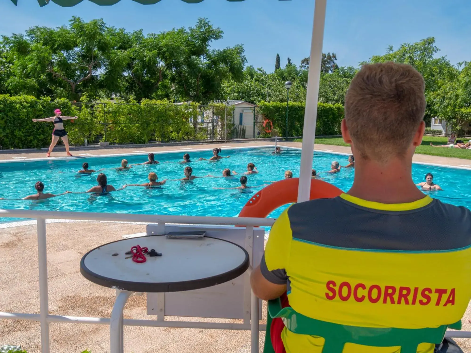 Swimming pool in Camping Playa y Fiesta Swimming pool in Camping Playa y Fiesta