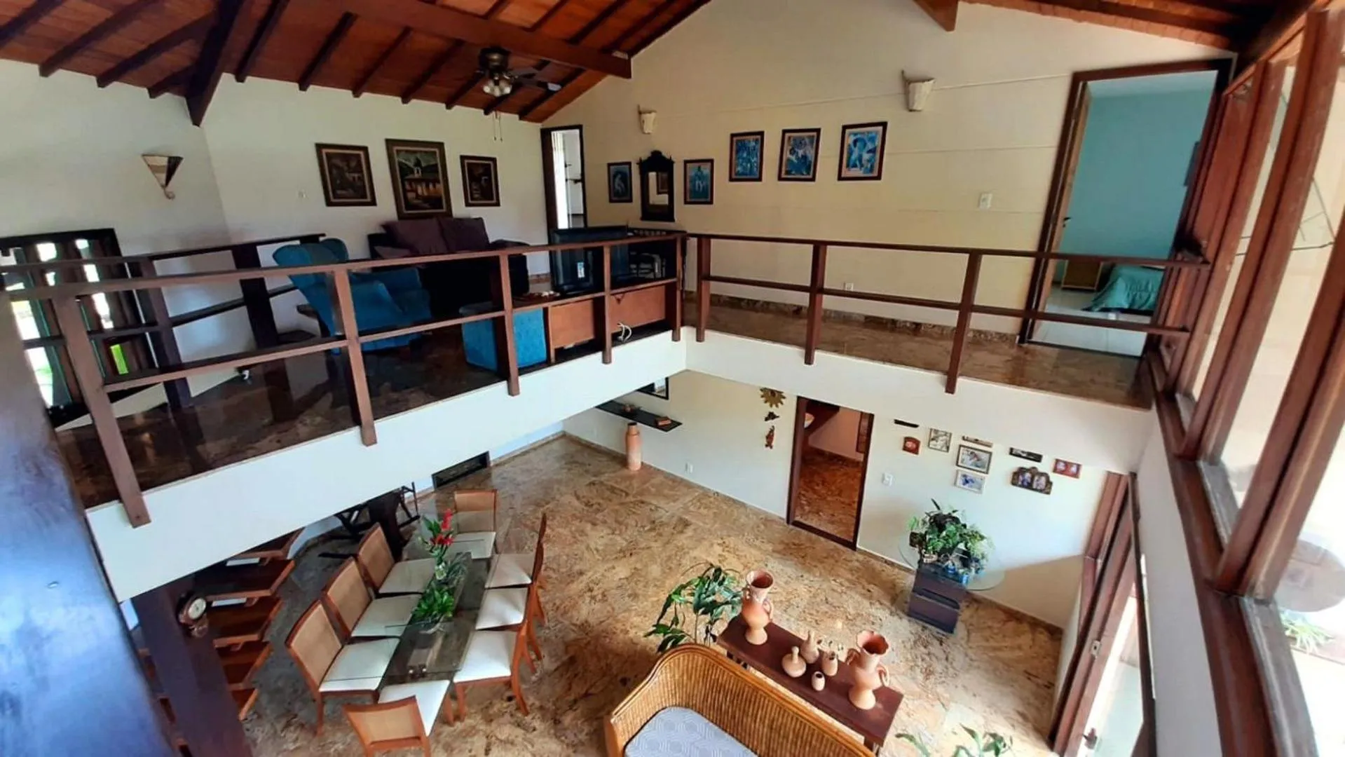 Balcony/Terrace in Casa confortável Vista Mar e Piscina em Taperapuan