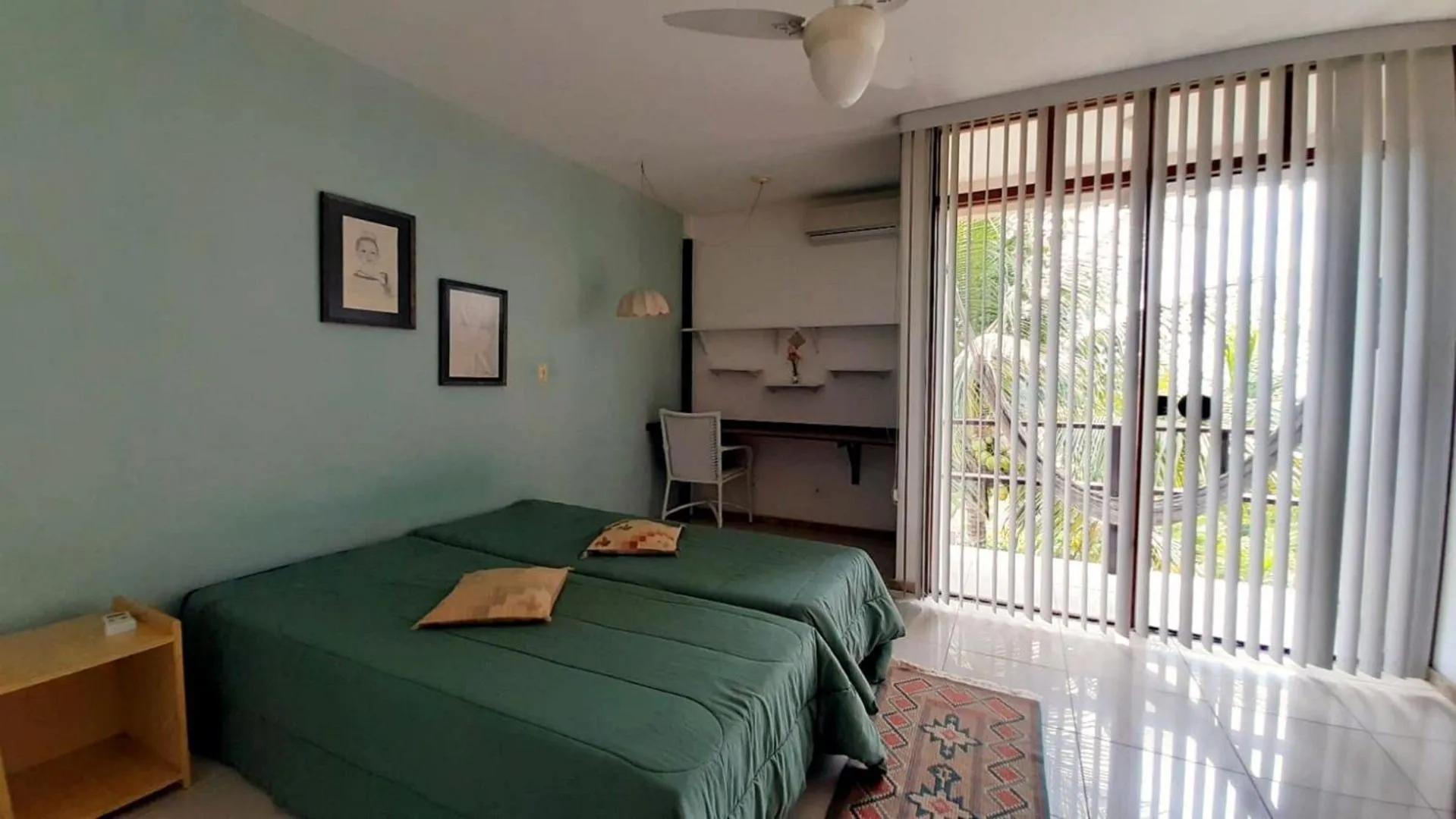 View (from property/room), Bed in Casa confortável Vista Mar e Piscina em Taperapuan