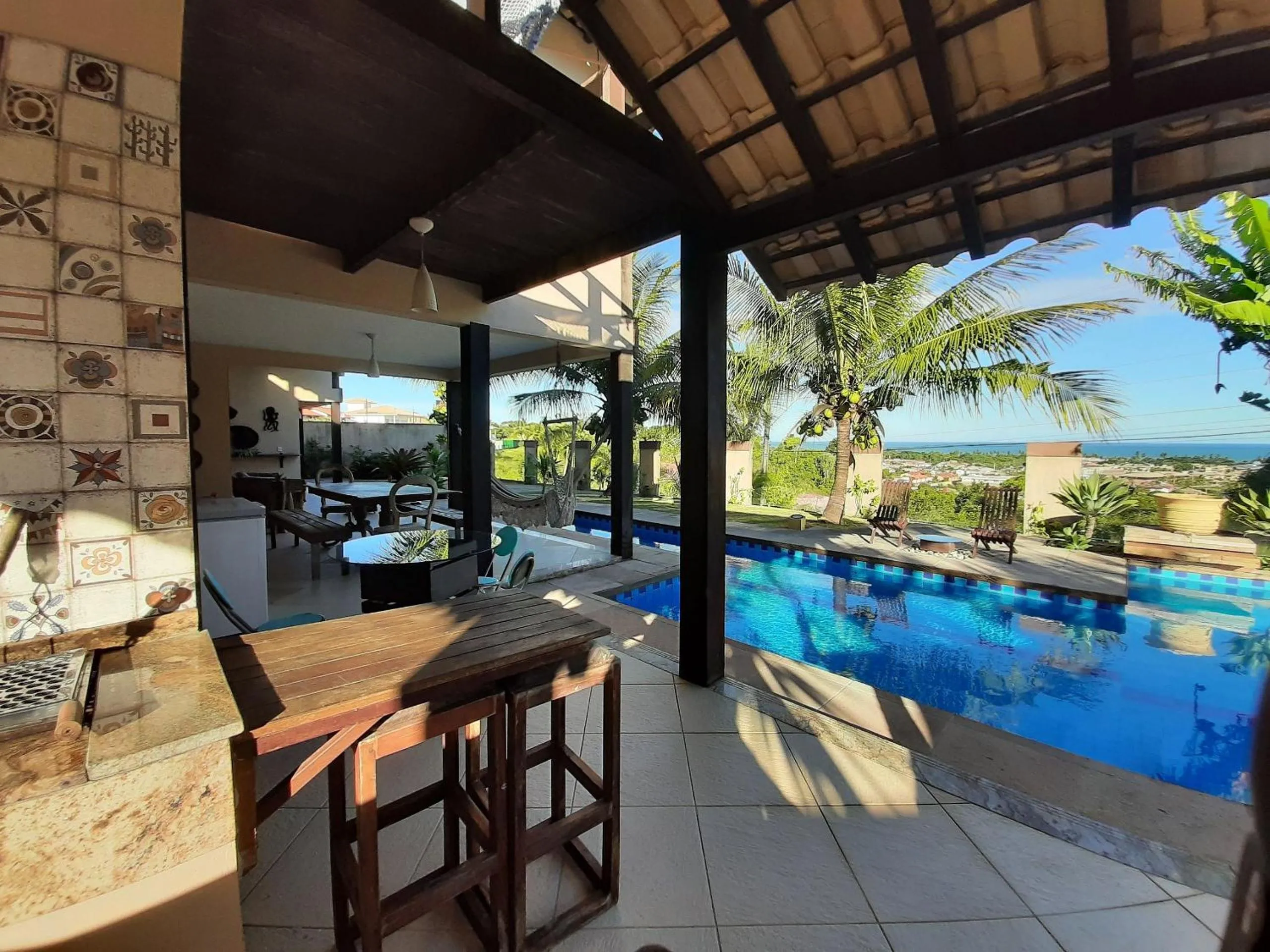 Sea view in Casa confortável Vista Mar e Piscina em Taperapuan