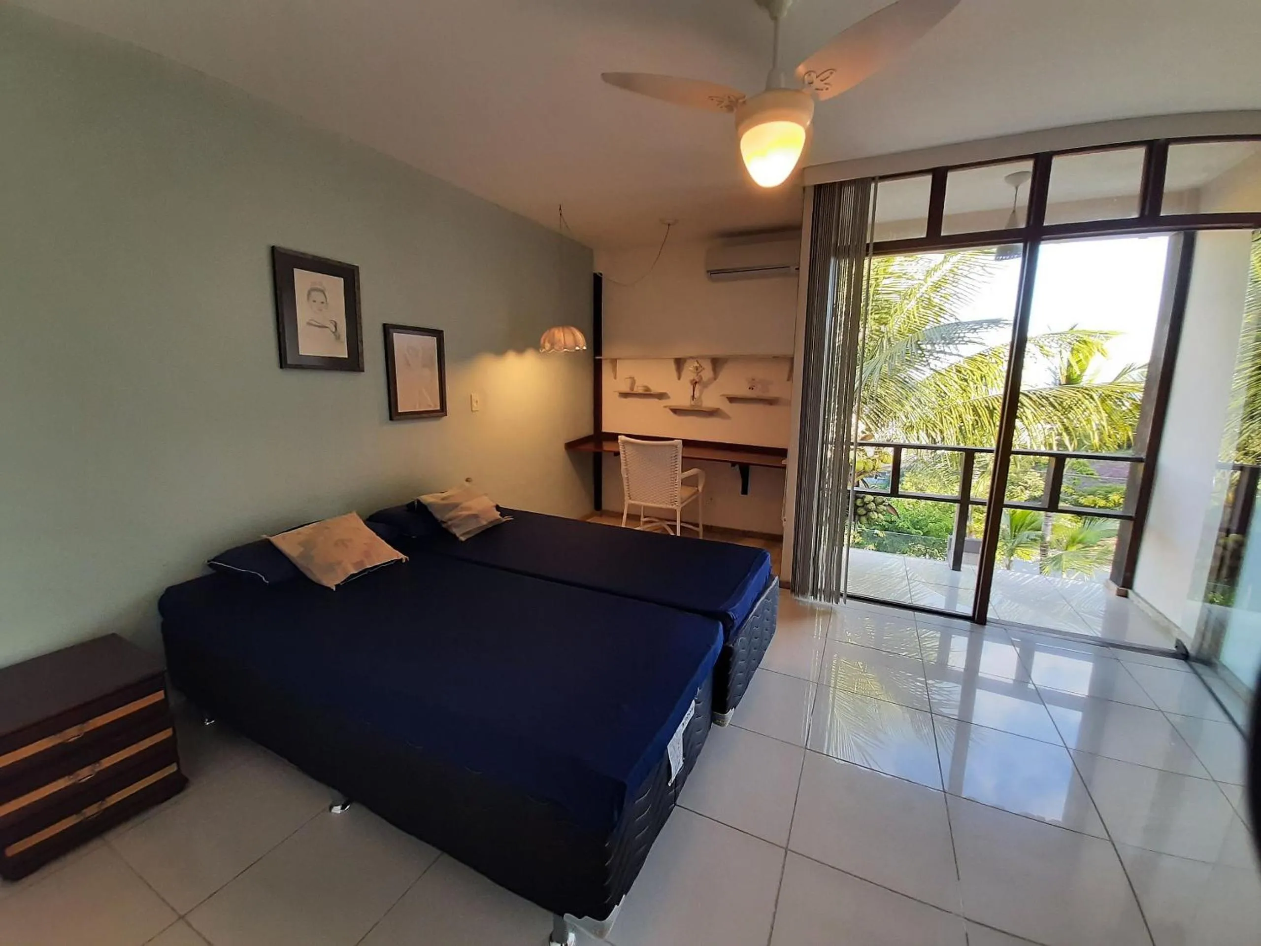 View (from property/room), Bed in Casa confortável Vista Mar e Piscina em Taperapuan