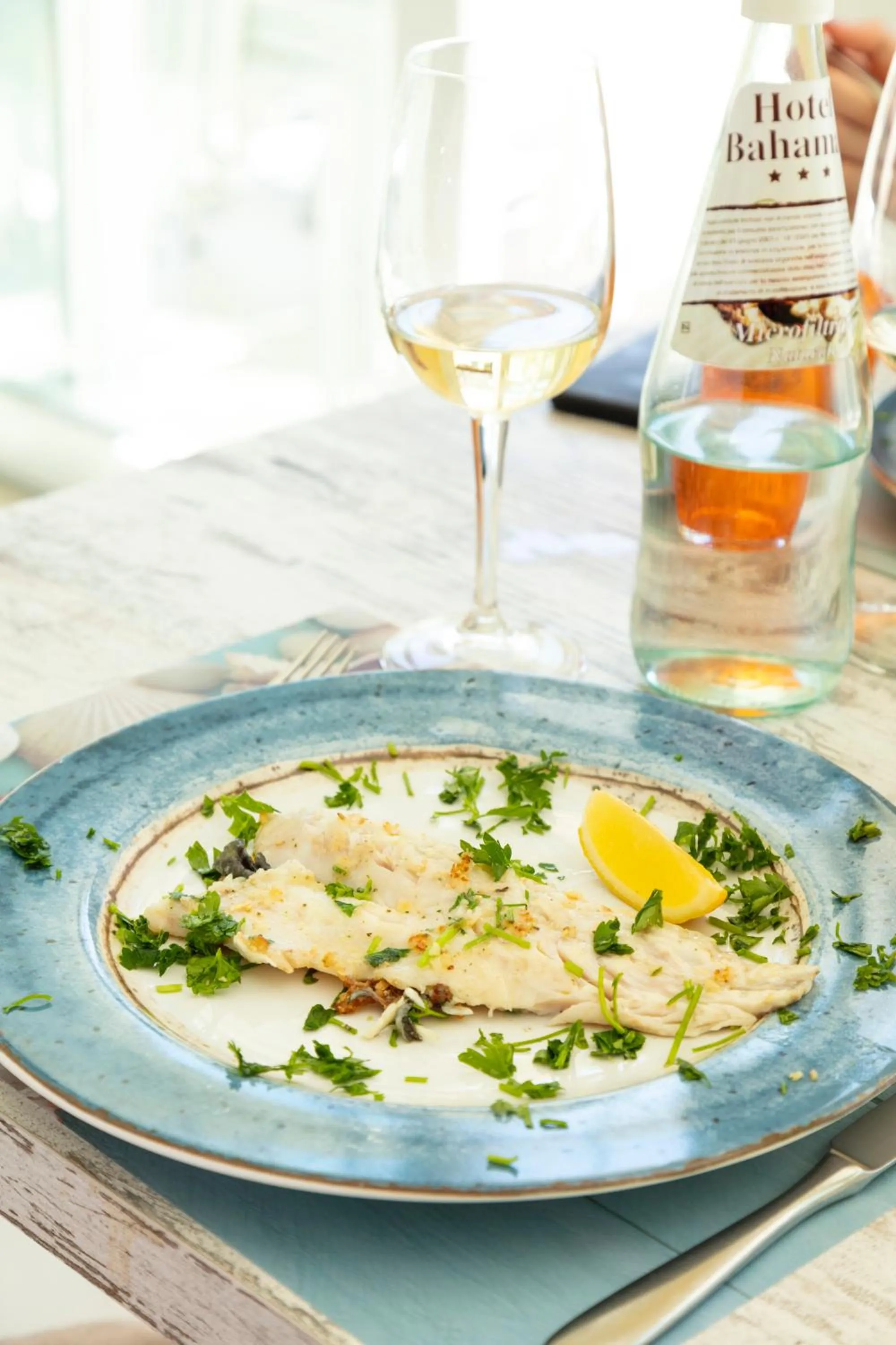 Food and drinks in Hotel Bahamas