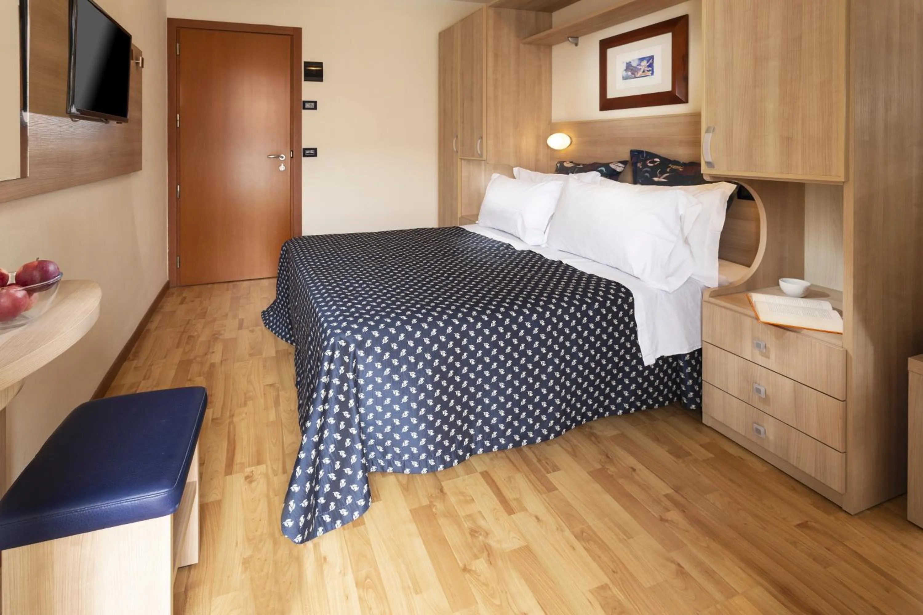 Bed in Hotel Baltic Rimini