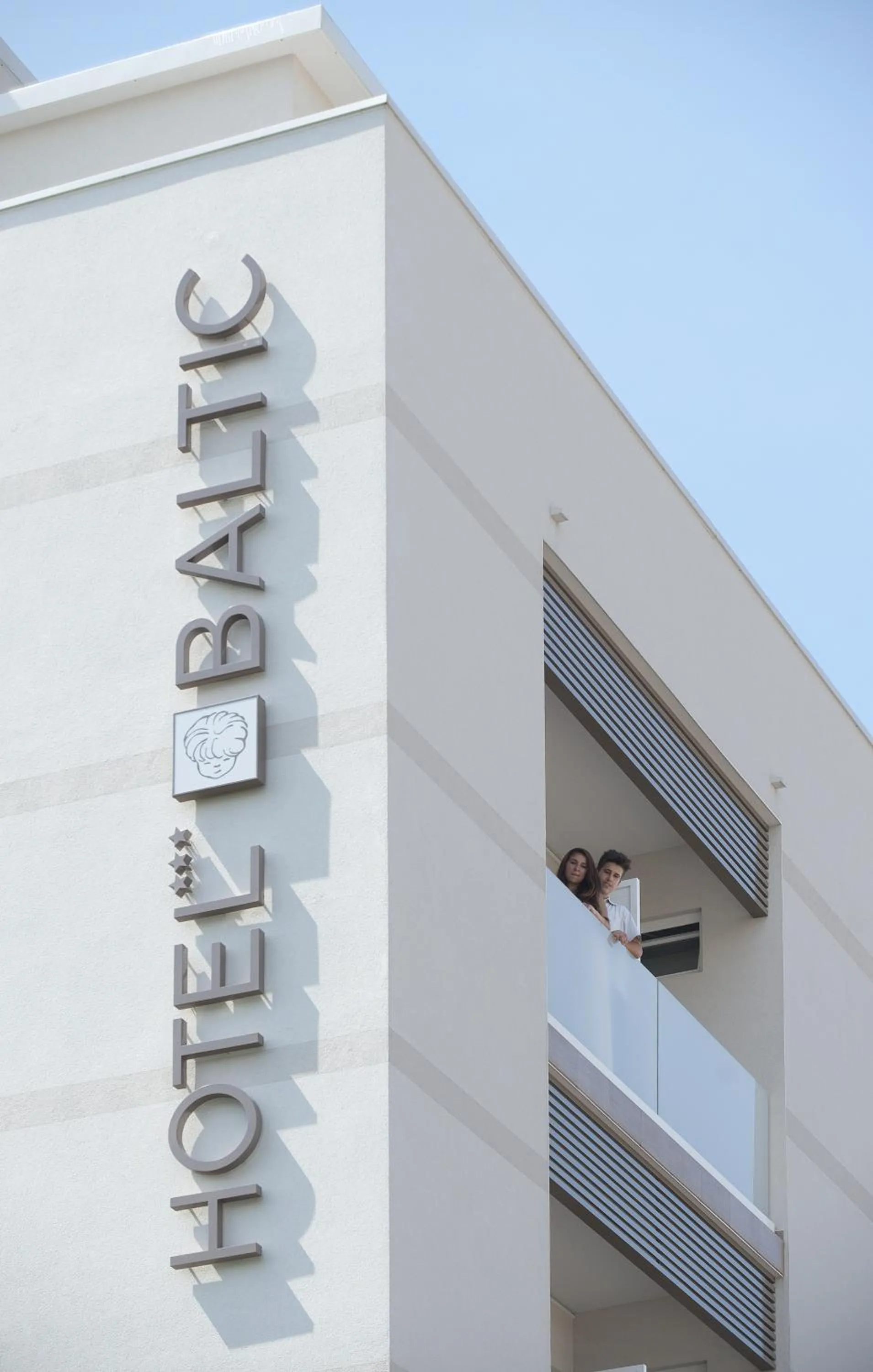 Facade/entrance in Hotel Baltic Rimini