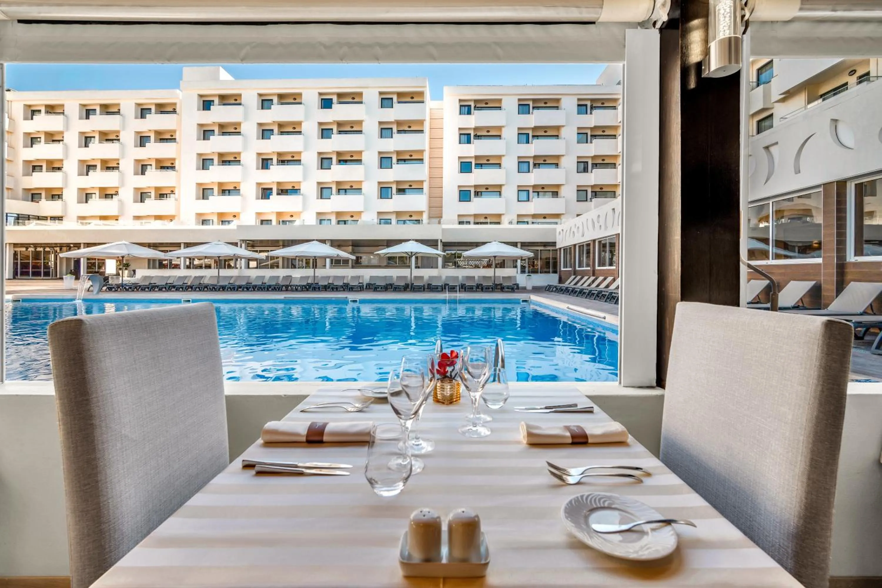 Patio in Albufeira Sol Hotel & Spa