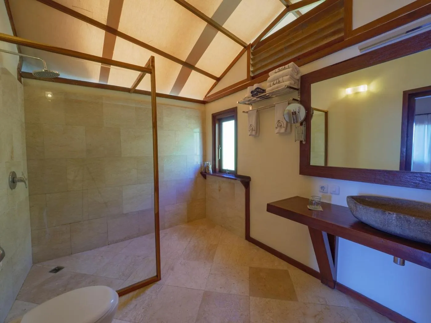 Shower in Komodo Resort