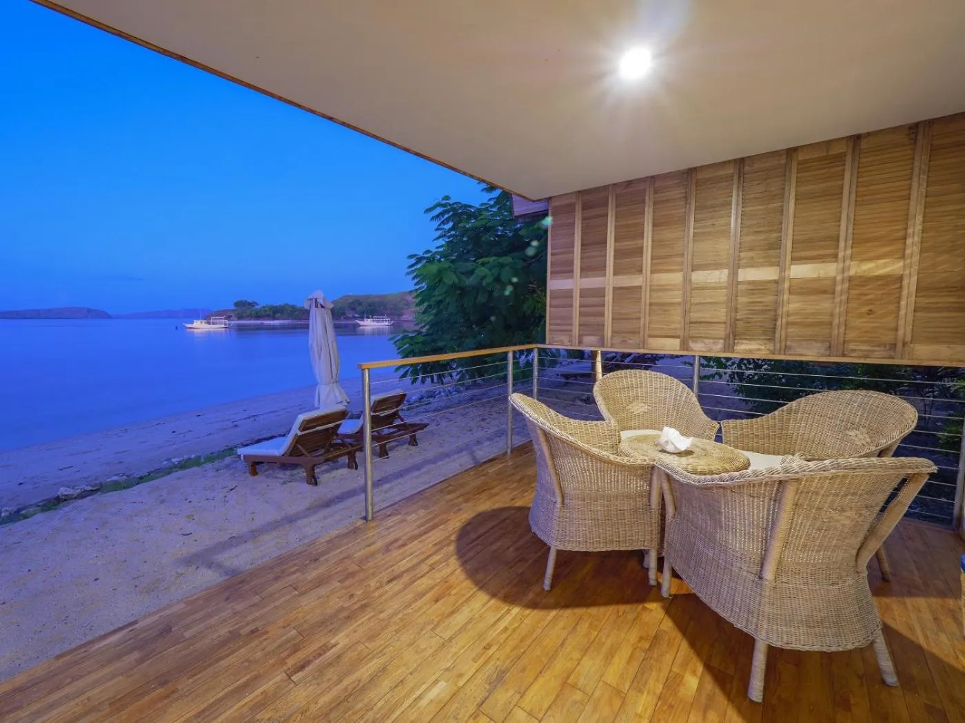 Patio in Komodo Resort