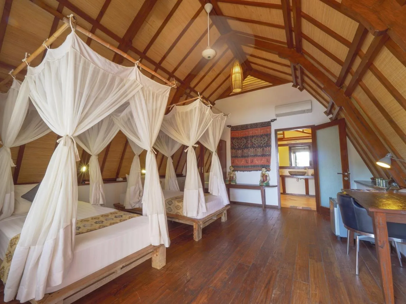 Bed in Komodo Resort