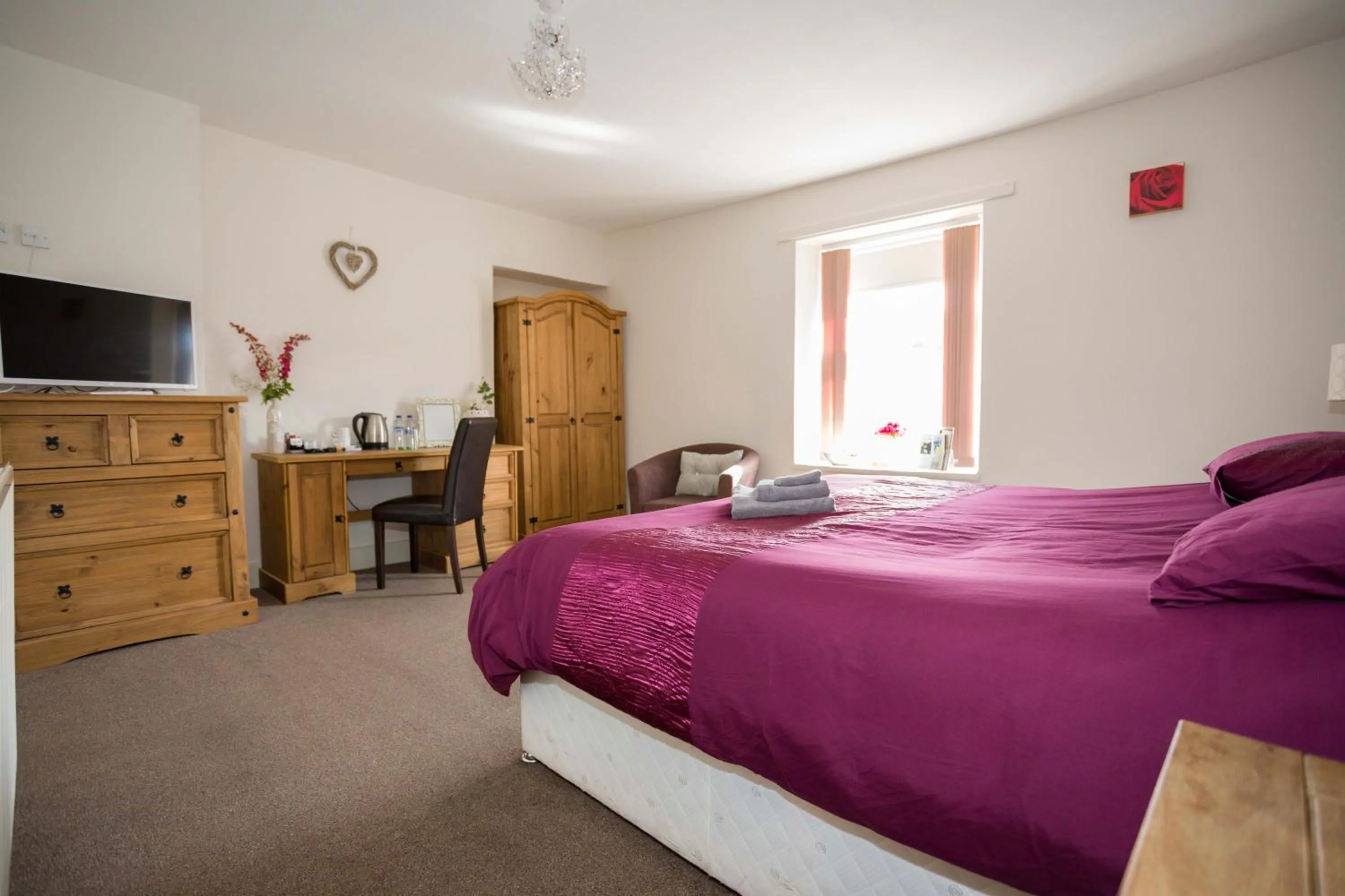 Bed in The White Swan Inn