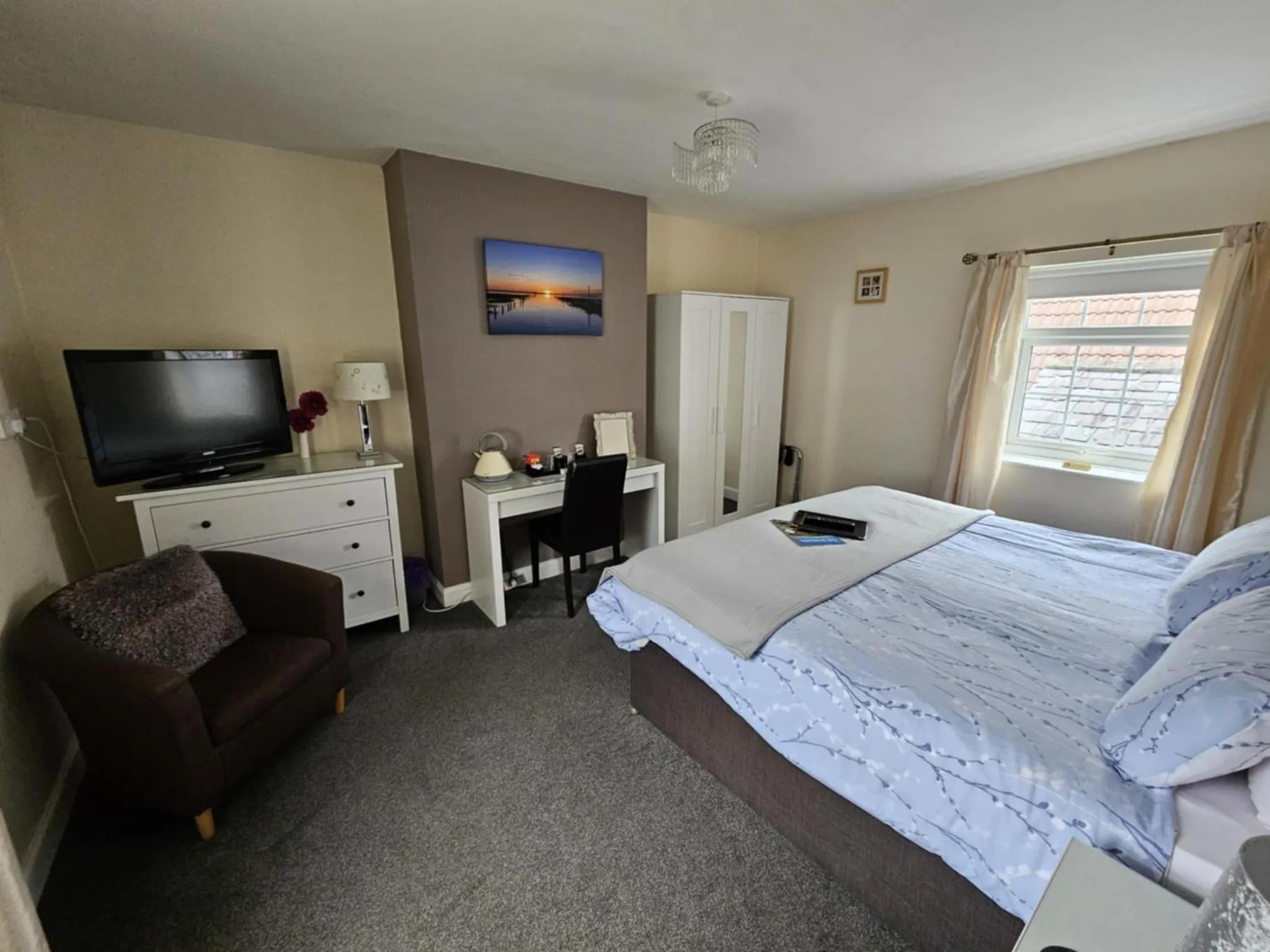 Bed in The White Swan Inn