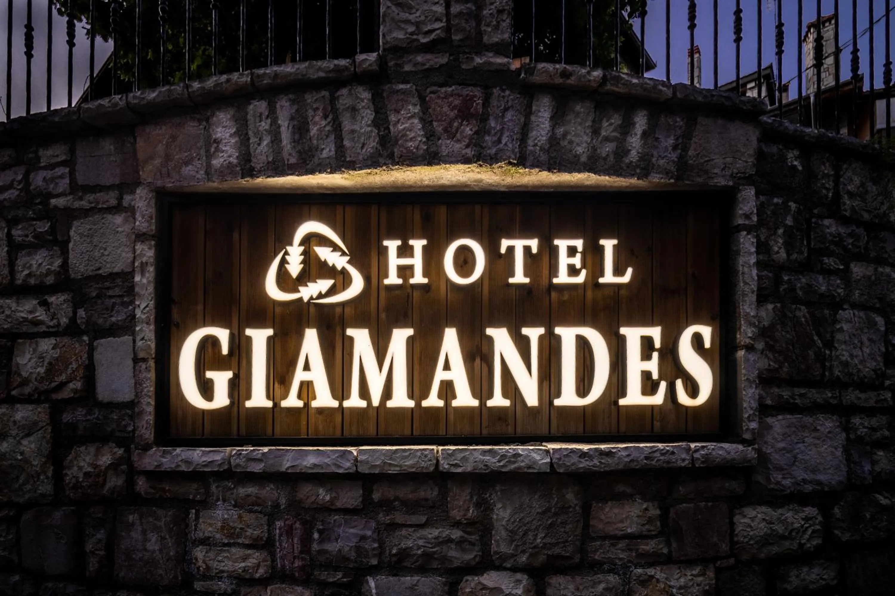 Property logo or sign in Hotel Giamandes