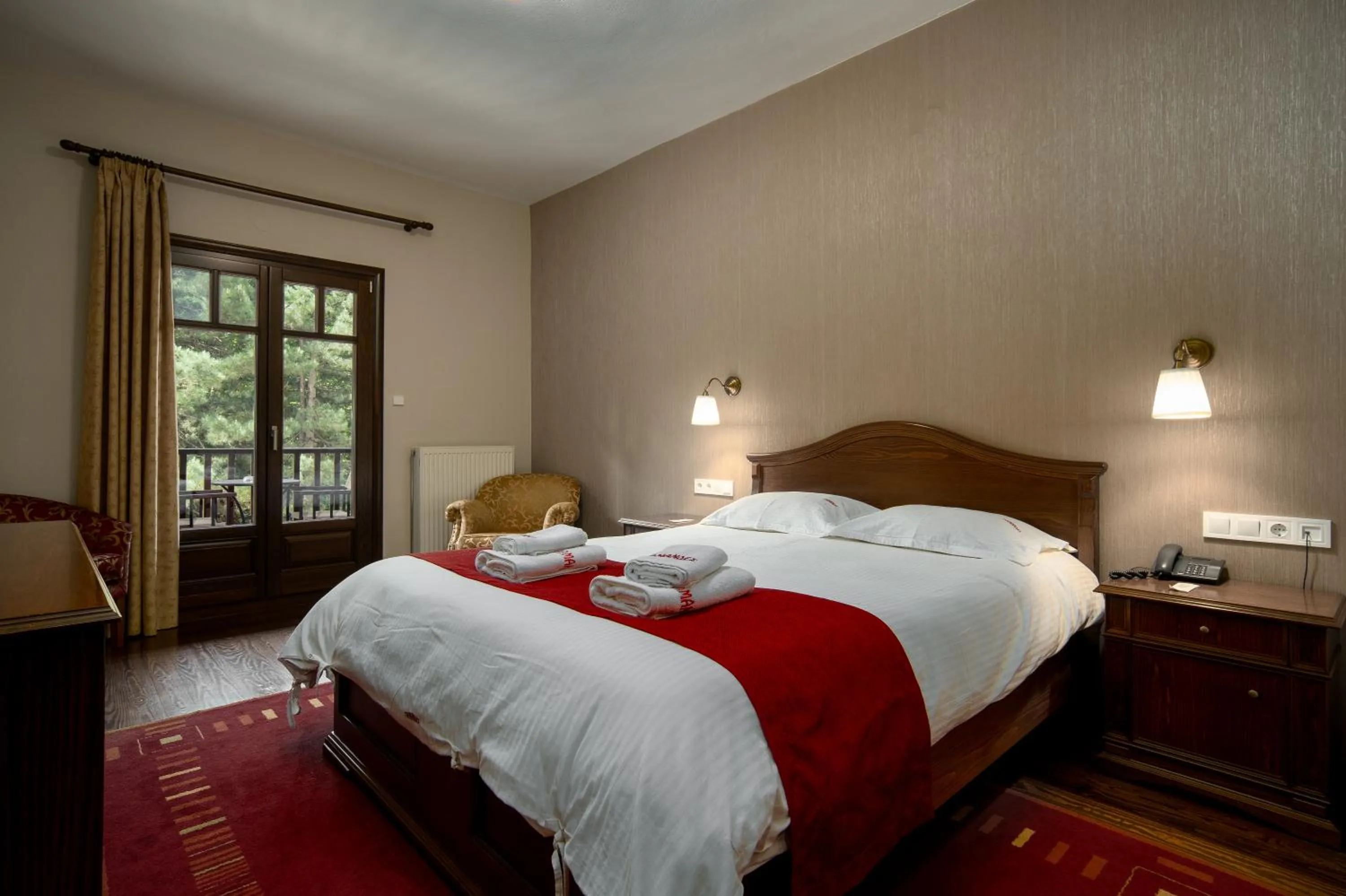 Bedroom, Bed in Hotel Giamandes