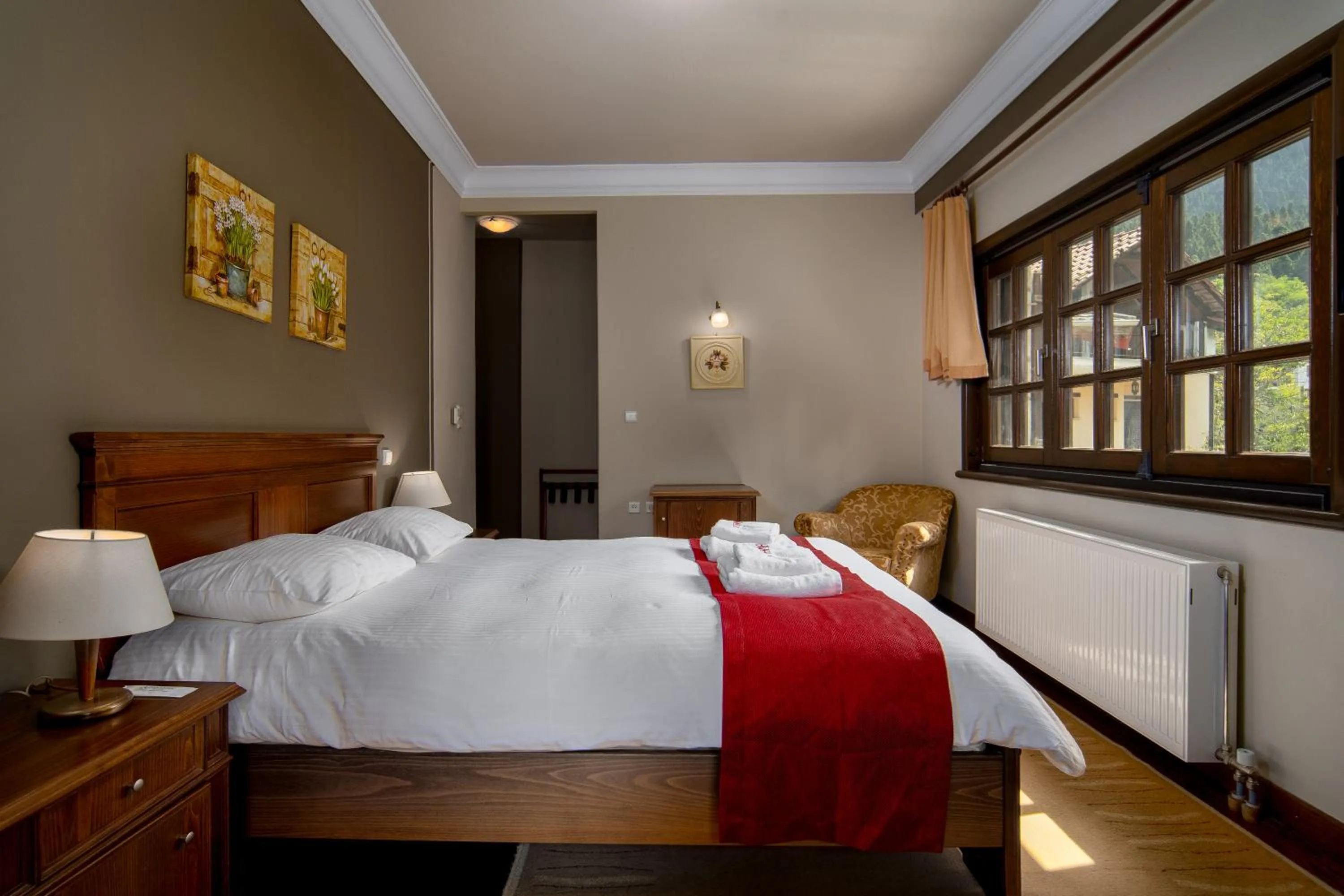 Bedroom, Bed in Hotel Giamandes