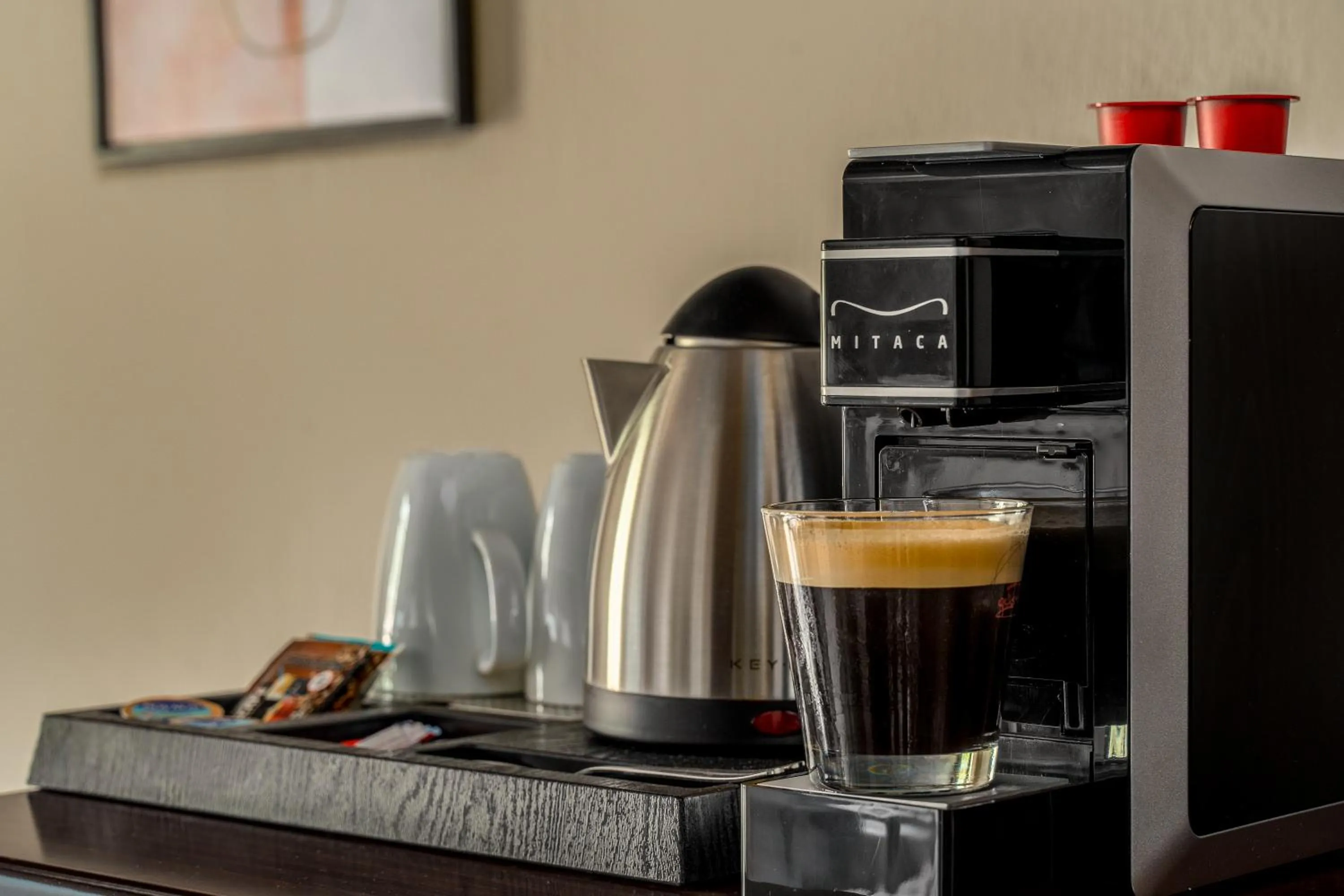 Coffee/tea facilities in Hotel Giamandes
