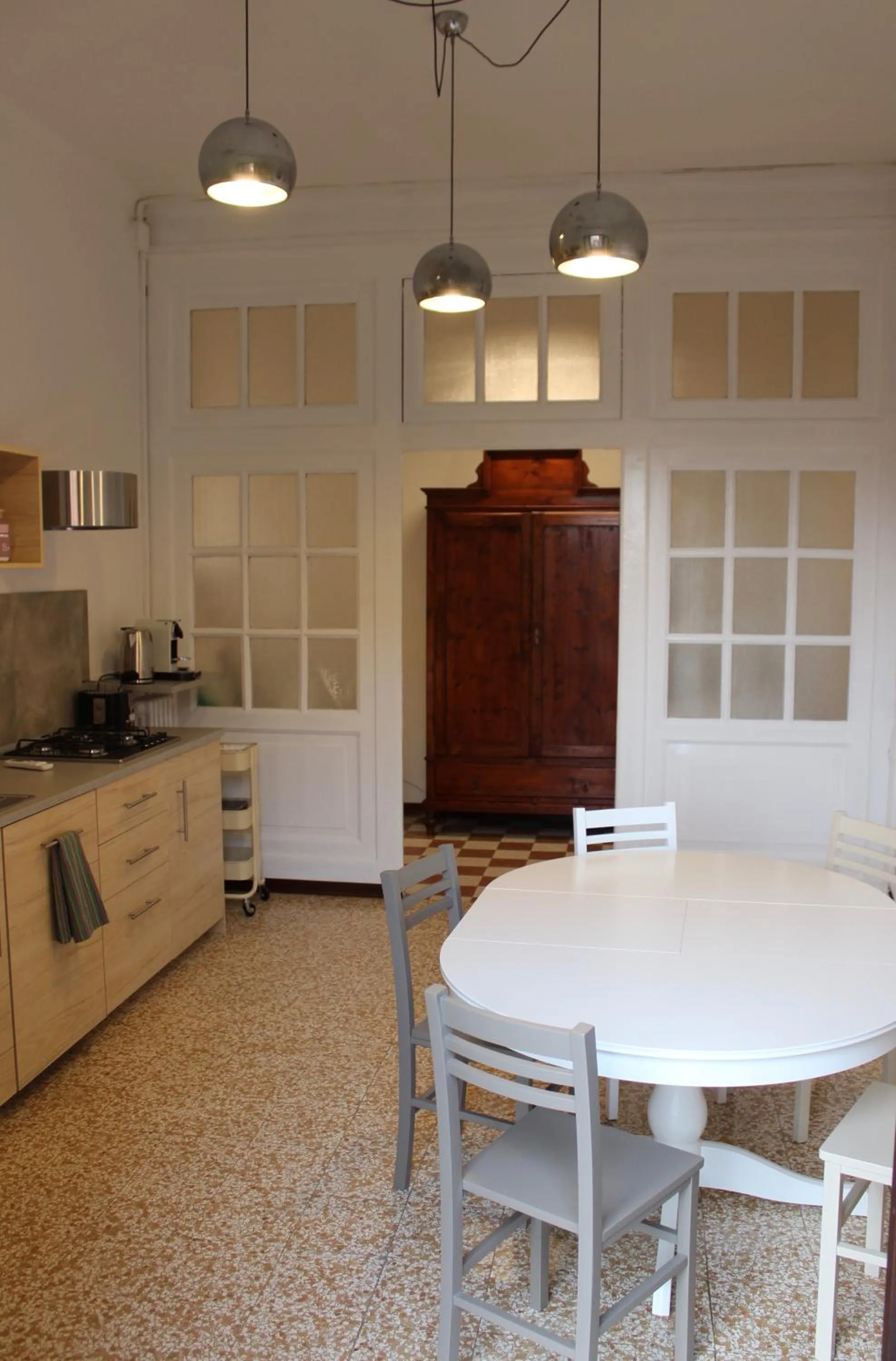 Communal kitchen in B & B Da Matilde